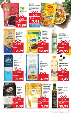 Kaufland RO Akciós újság - amely érvényes a következő dátumtól: 03.12.2025 | Oldal: 31 | Termékek: Maggi, Nesquik