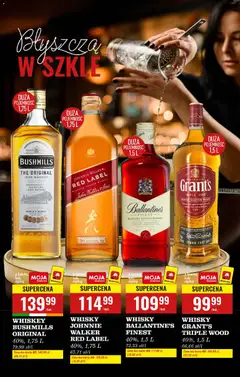 Pogląd oferty "WHISKY JOHNNIE WALKER RED LABEL, 40%, 1,75 L" - ważna od 03.11.2025 | Strona: 28 | Produkty: Karta, Grant's, Whisky Bushmills, Whisky