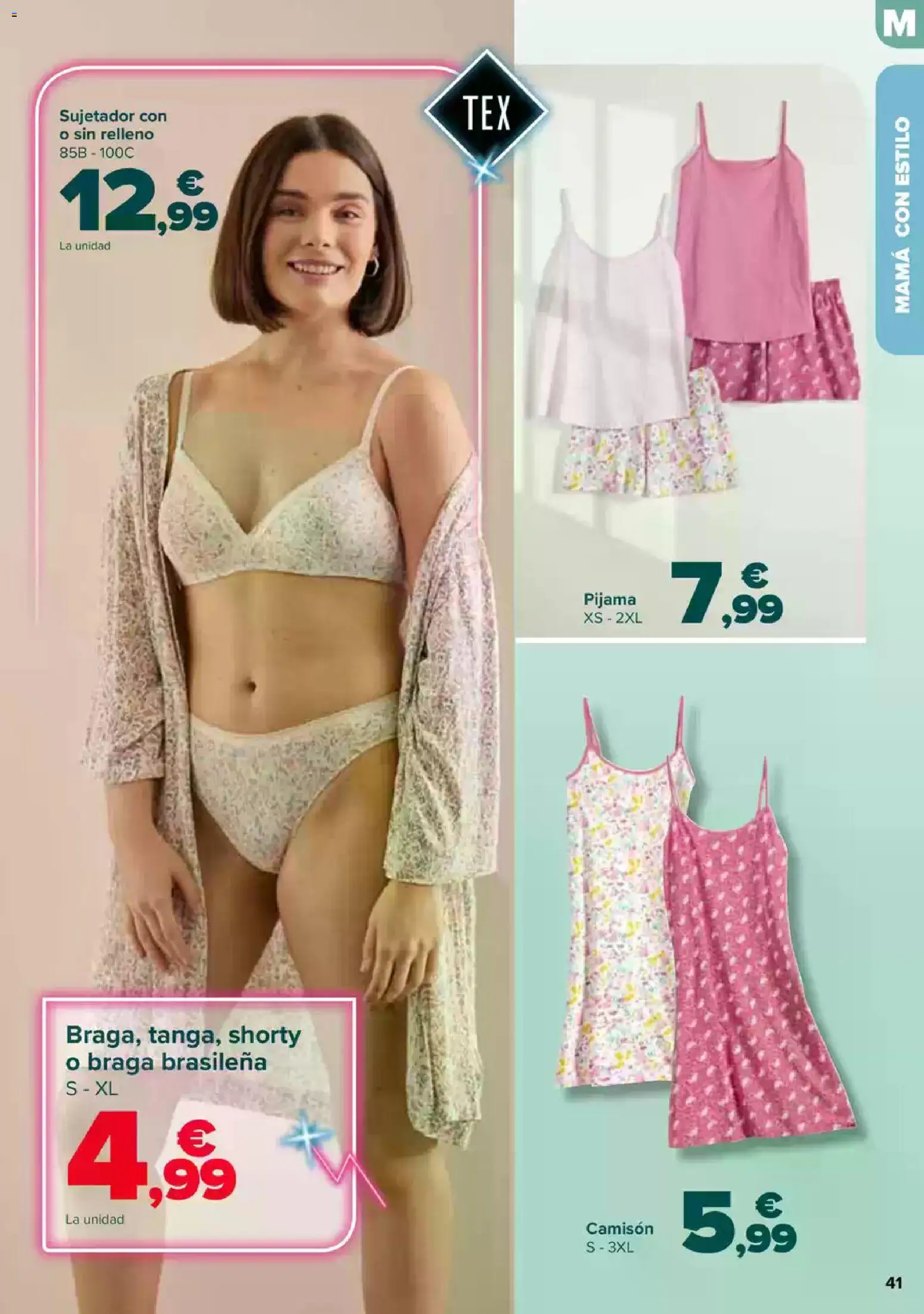 Carrefour Dia de la Madre │ válido desde el 23.04.2026 | Página: 41 | Productos: Pijama, Braga, Camisón