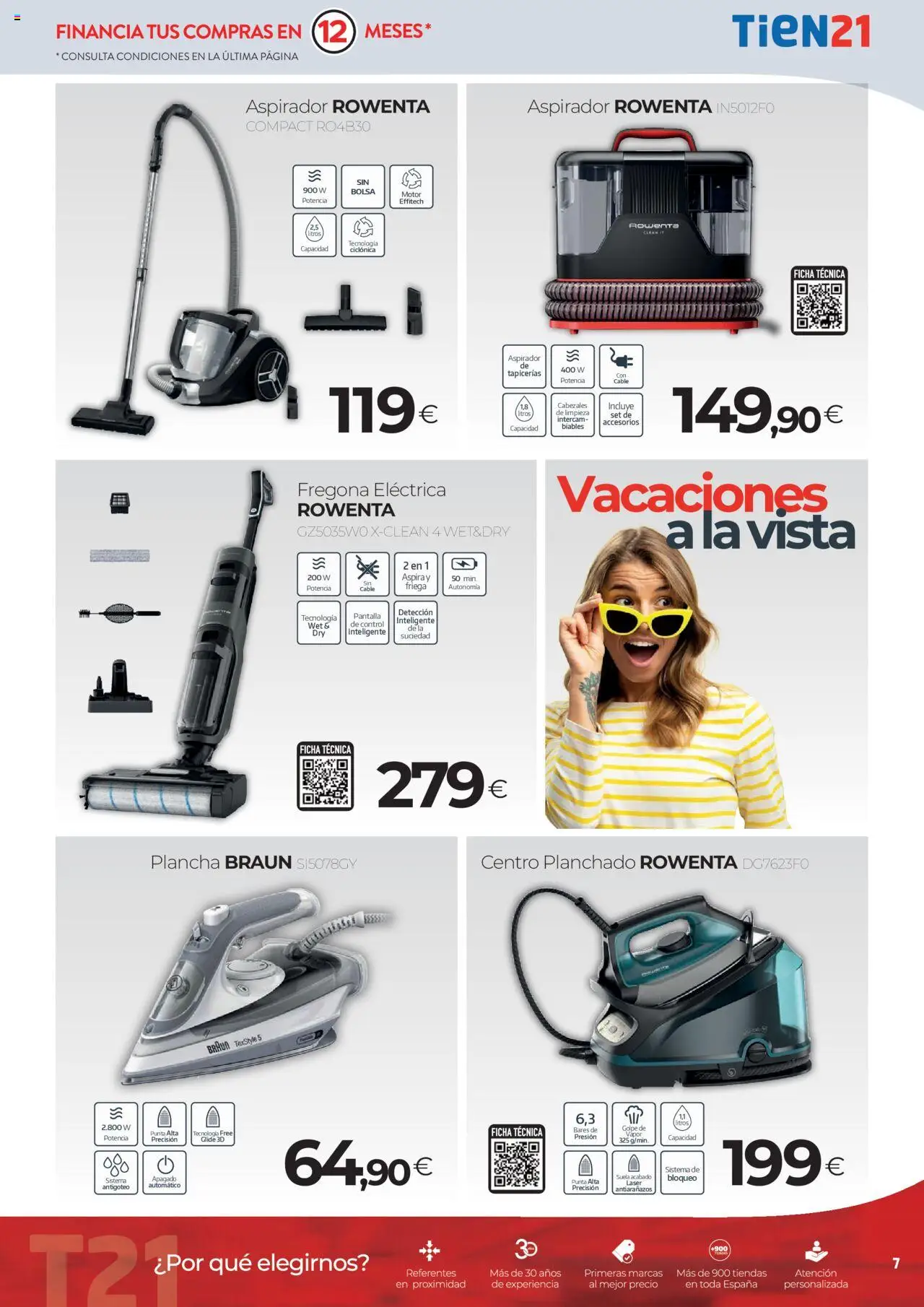 Tien 21 folleto │ válido desde el 01.07.2025 | Página: 7 | Productos: Cable, Bolsa, Plancha, Aspirador