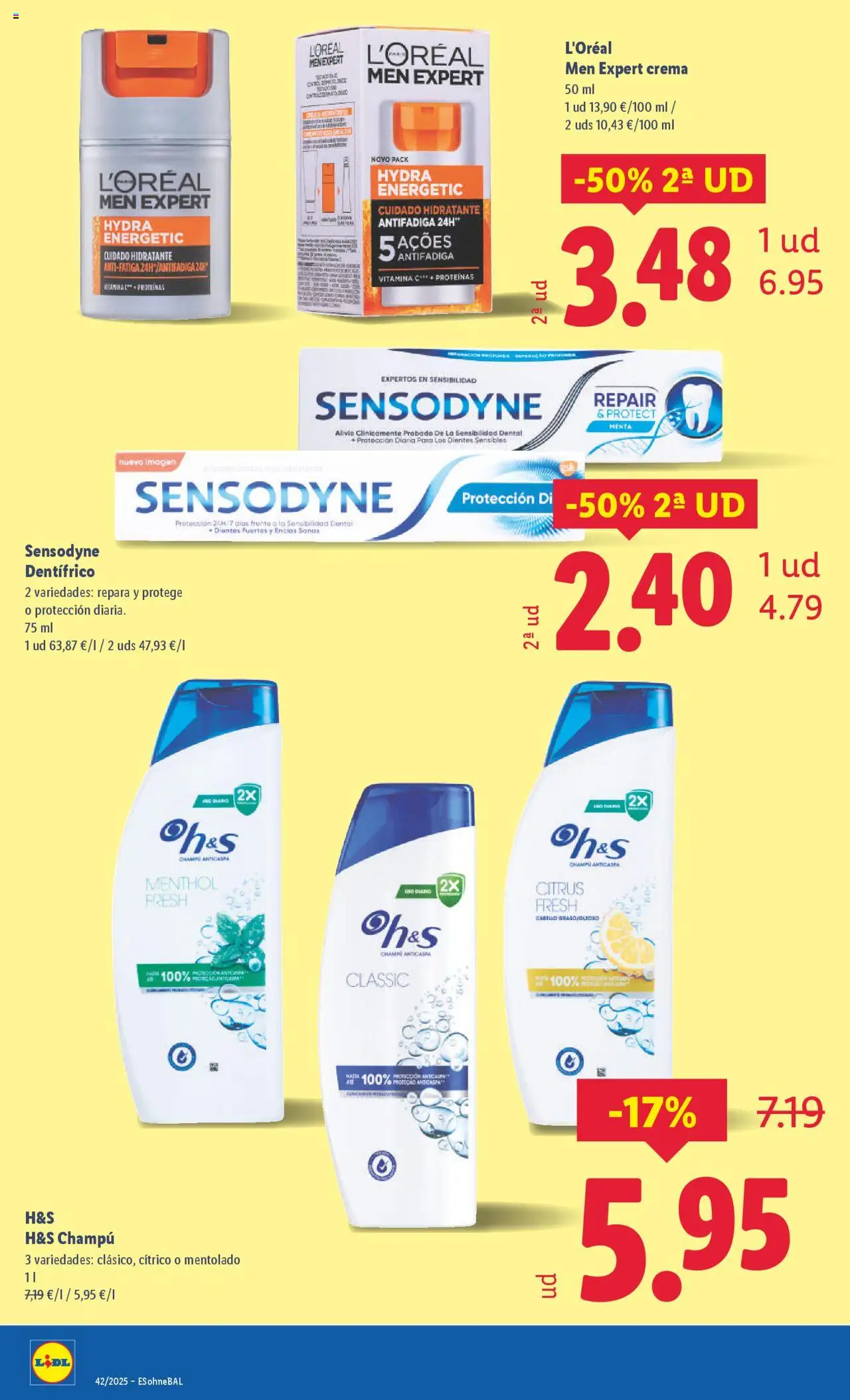Lidl catálogo BCN │ válido desde el 13.10.2025 | Página: 44 | Productos: Champú, Crema