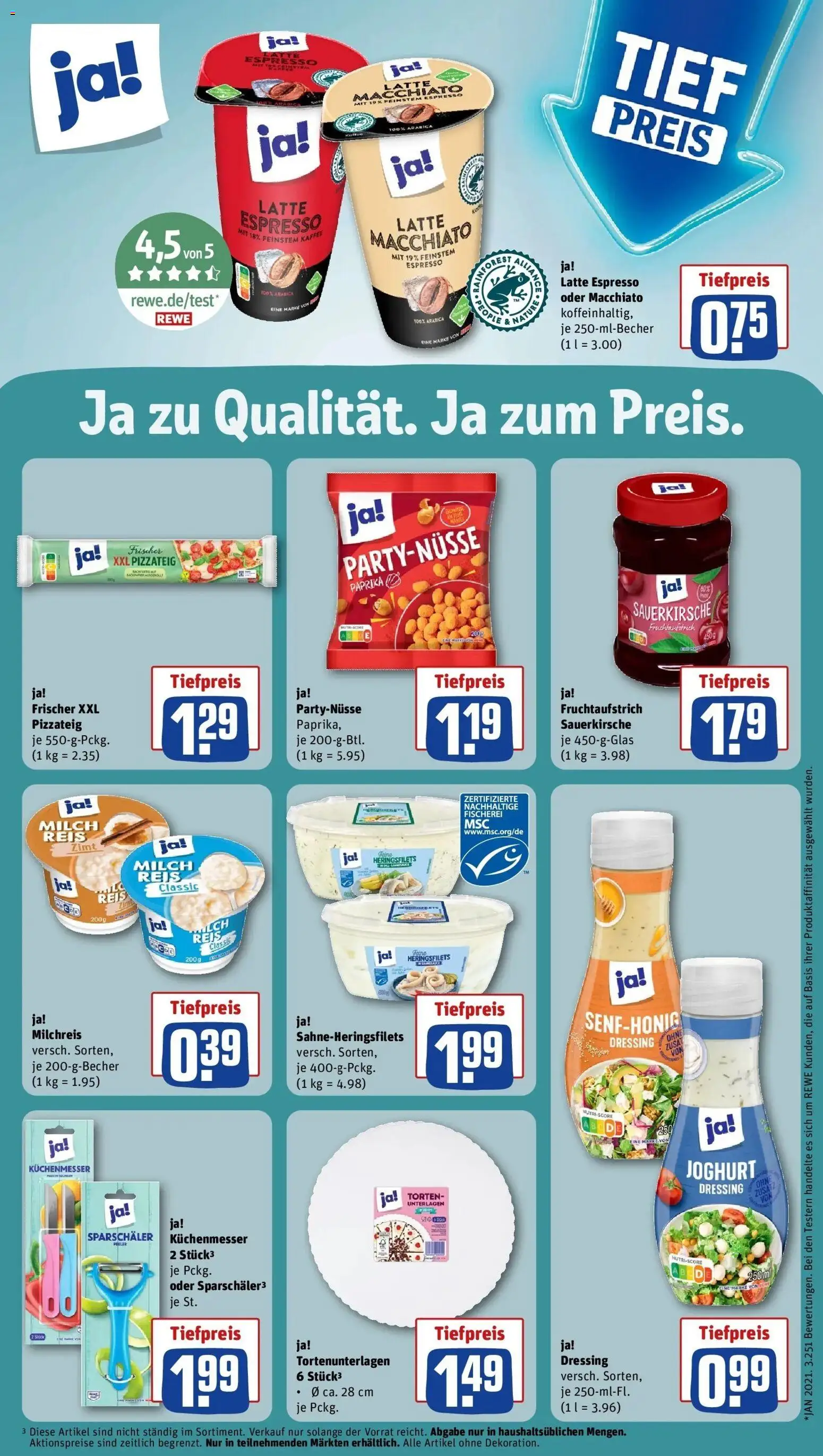 Rewe Prospekt Immenstaad	 – gültig ab 02.03.2026 | Seite: 13 | Produkte: Joghurt, Kaffee, Paprika, Reis