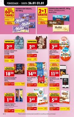 Pogląd oferty "Cukierki czekoladowe Michałki z Hanki, Cukierki czekoladowe Michałki z Hanki na wagę" - ważna od 26.01.2026 | Strona: 48