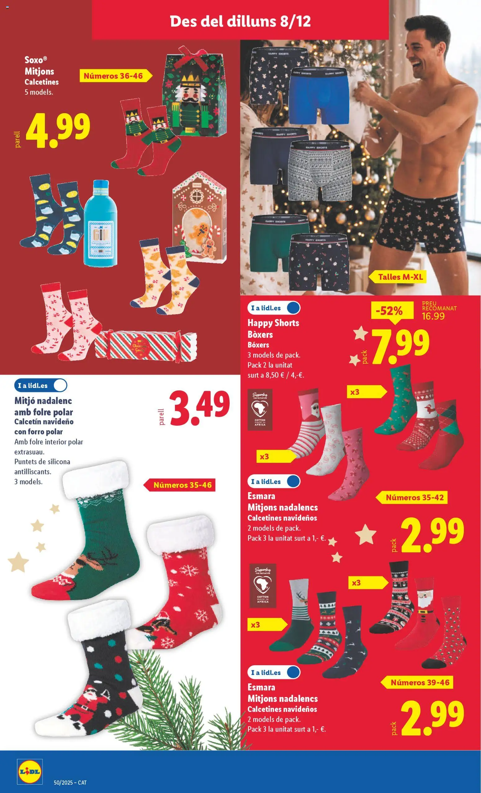 Lidl folleto de bazar │ válido desde el 08.12.2025 | Página: 20 | Productos: Boxers