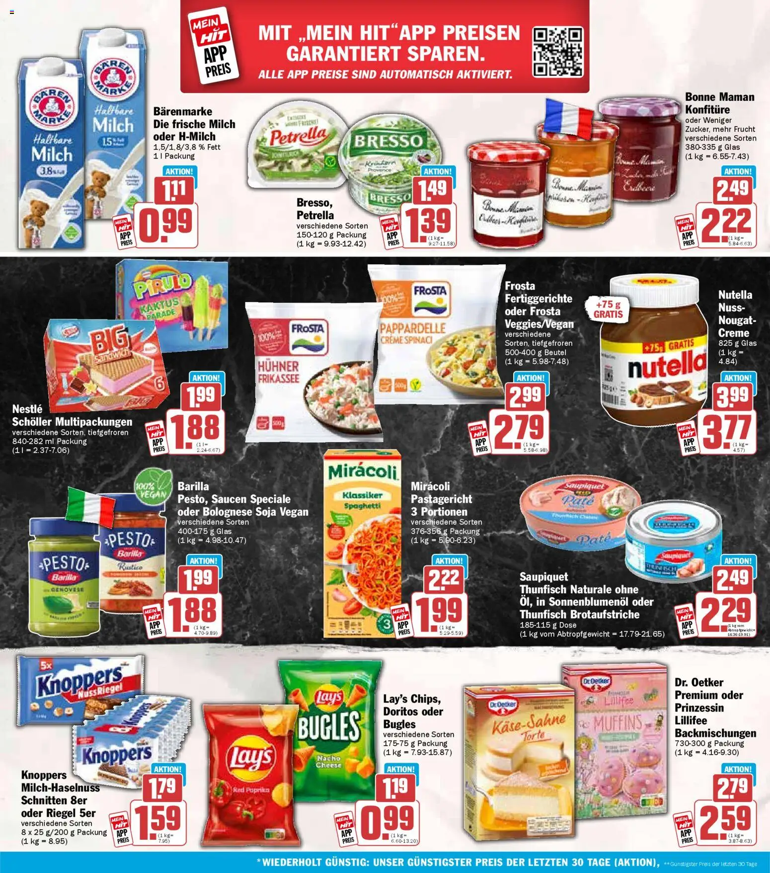 HIT - Wochenprospekt – gültig ab 24.11.2025 | Seite: 18 | Produkte: Sonnenblumenol, Frosta, Fertiggerichte, Bonne maman