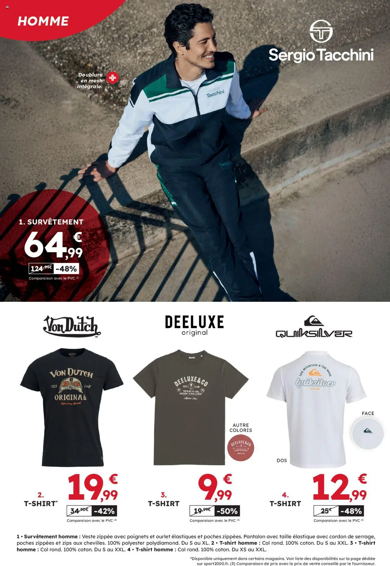  | Page: 16 | Produits: Élastiques, Veste, Pantalon, Thé