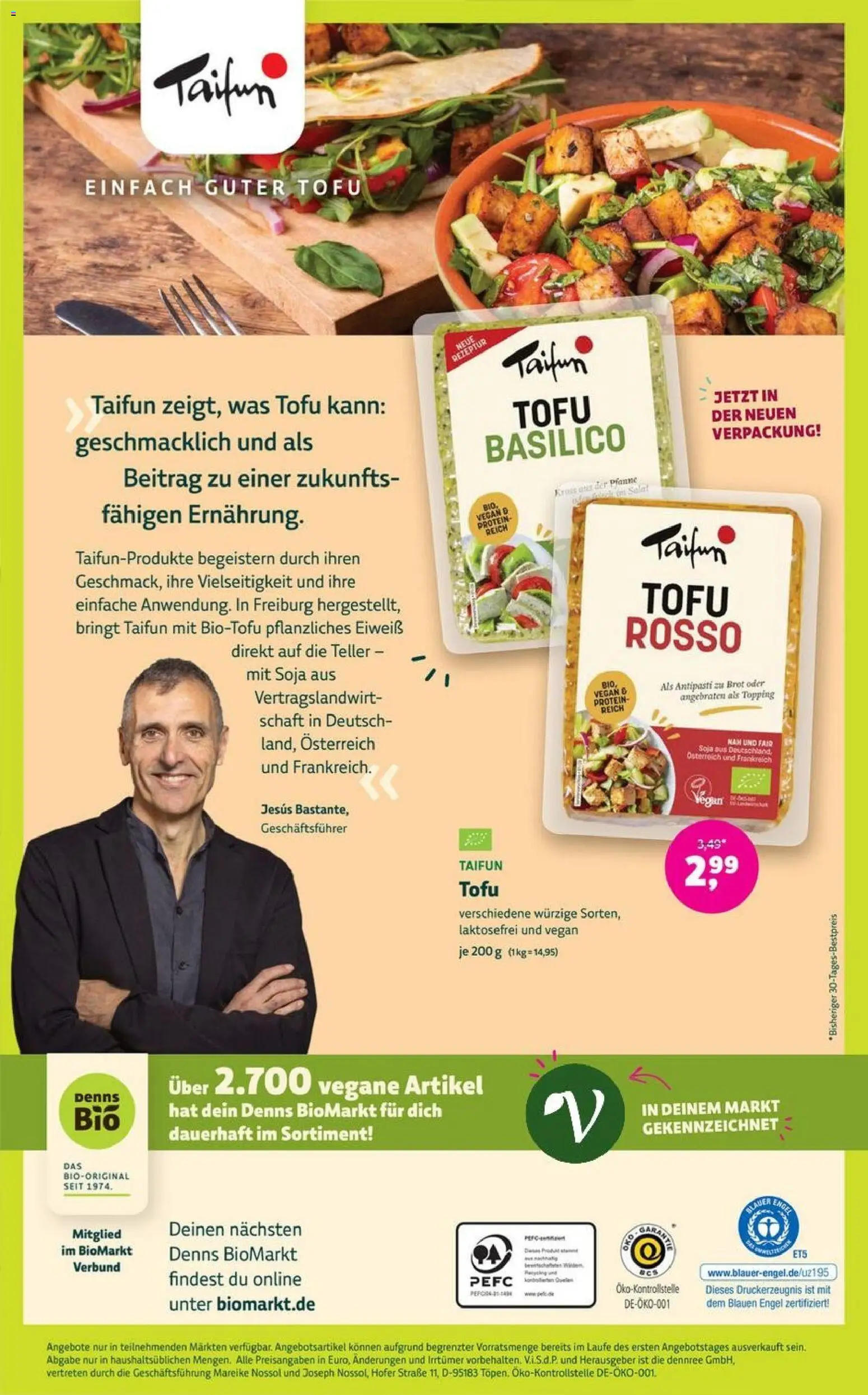 Denns BioMarkt Angebote – gültig ab 11.02.2026 | Seite: 18 | Produkte: Brot, Salat