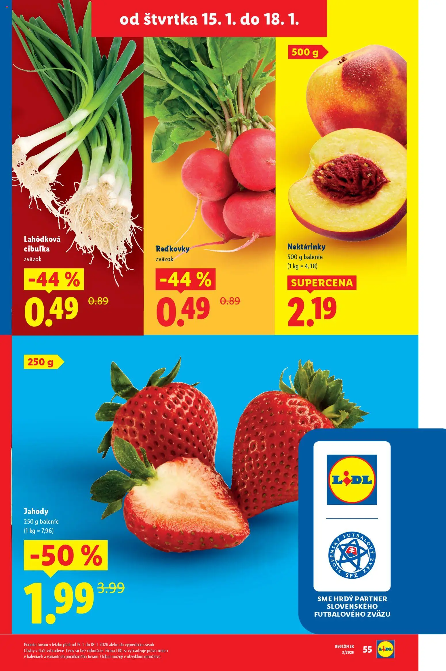 Nové Lidl akcie – leták je platný od 12.01.2026 | Strana: 57 | Produkty: Jahody