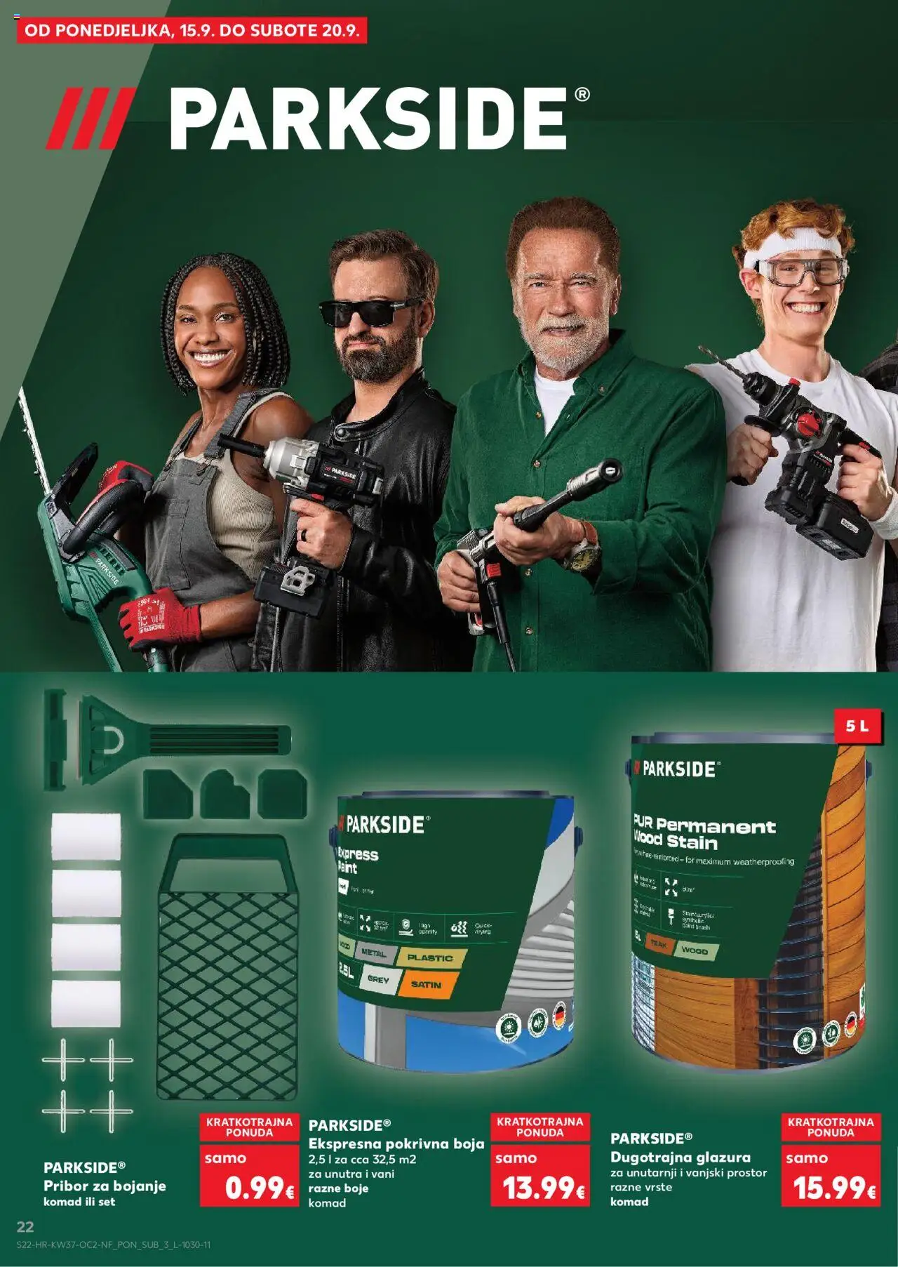 Kaufland katalog | vrijedi od 10.09.2025 | Stranica: 22 | Proizvodi: Parkside