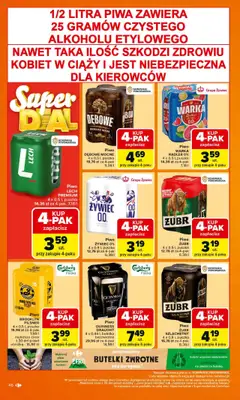 Carrefour Gazetka od 15.09.2025 | Strona: 46 | Produkty: Piwo Guinness, Guinness, Piwo Warka, Piwo