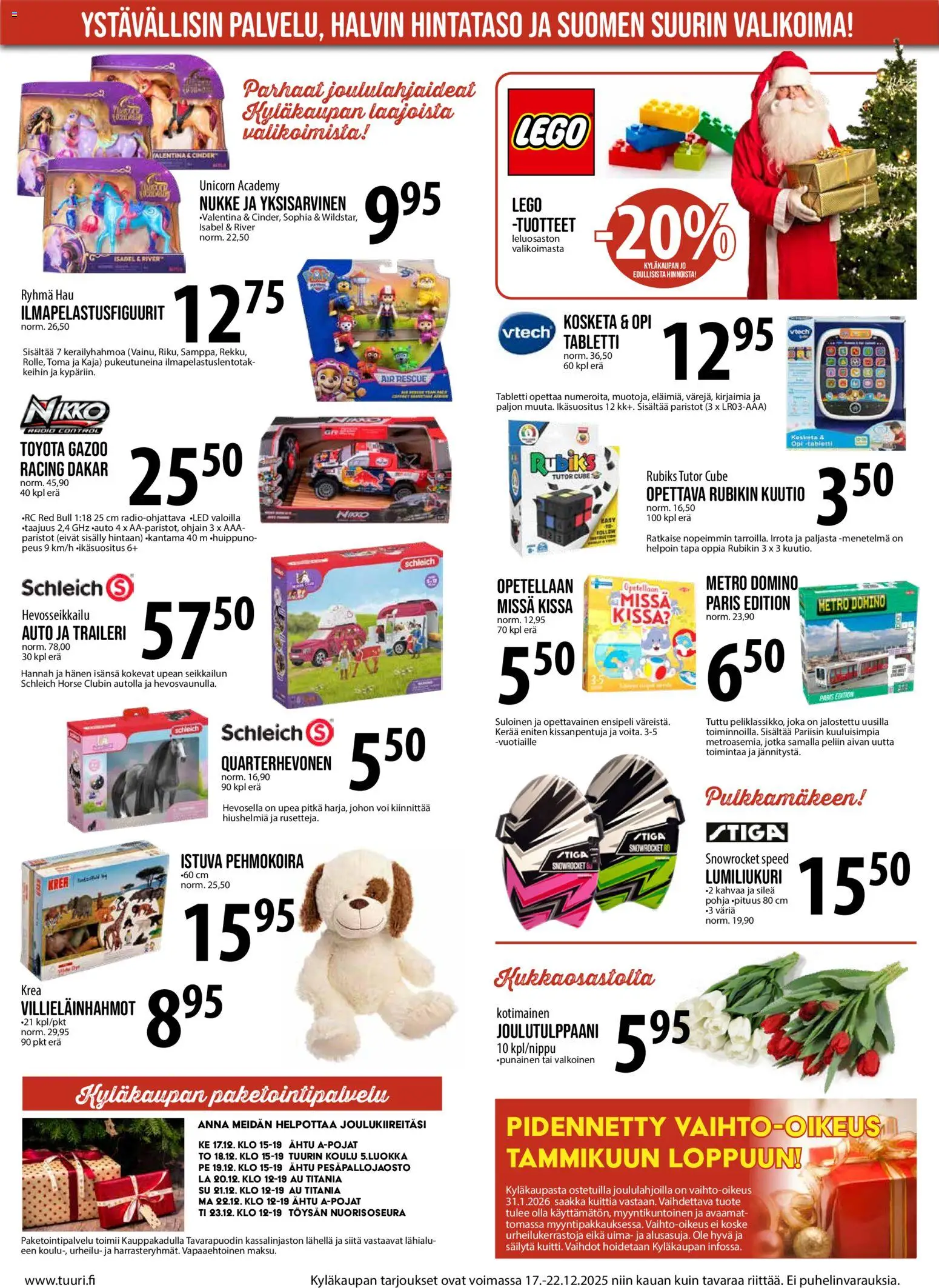 Tuuri tarjoukset – voimassa 17.12.2025 alkaen | Sivu: 2 | Tuotteet: Paristot, Voi, Tabletti, Radio