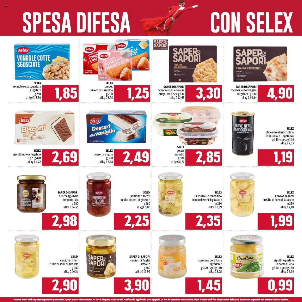 Volantino Famila del 01.09.2025 | Pagina: 4 | Prodotti: Formaggio, Olive, Vino, Cipolline