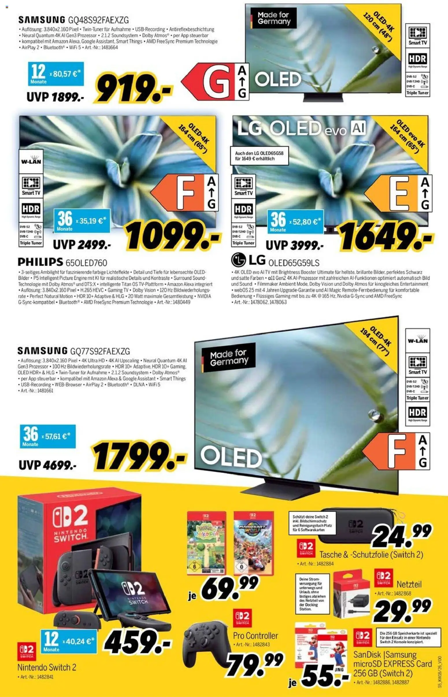 Medimax Prospekt 	 – gültig ab 24.04.2026 | Seite: 5 | Produkte: Smart TV, Netzteil, Docking station, TV