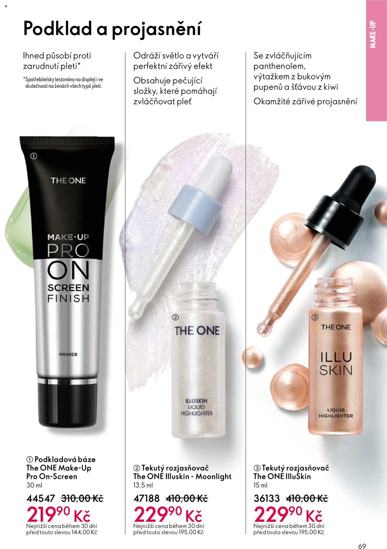 Oriflame katalog č.02/2026 od 21.01.2026 | Strana: 69 | Produkty: Finish, Makeup, Kiwi, Rozjasňovač