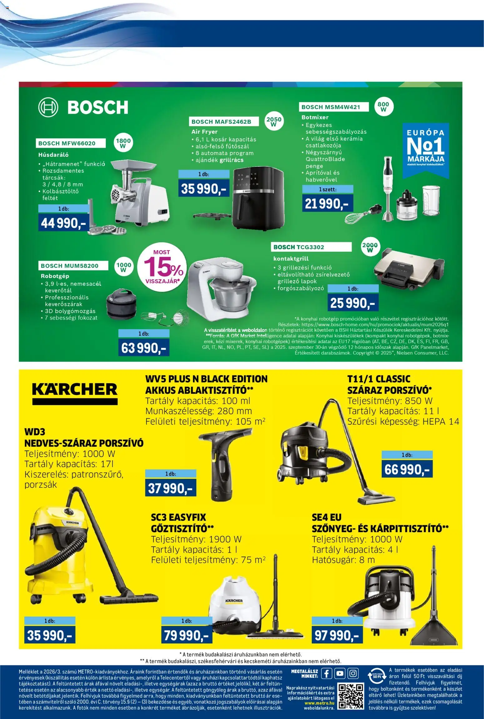 Metro akciós ujság - amely érvényes a következő dátumtól: 16.03.2026 | Oldal: 38 | Termékek: Kontaktgrill, Robotgép, Kosár, Szőnyeg