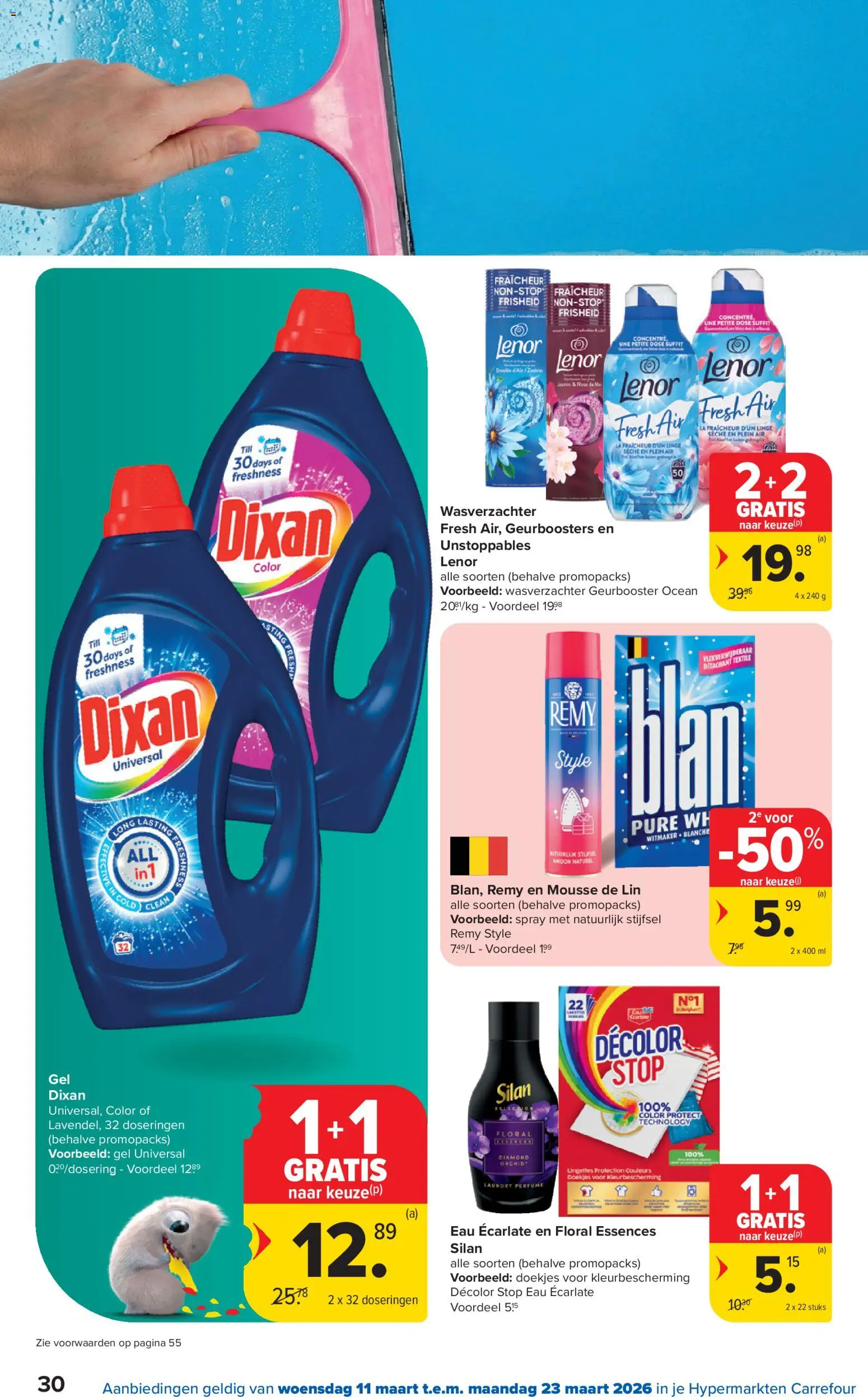 {H1} | Pagina: 30 | Producten: La, Gel, Wasverzachter