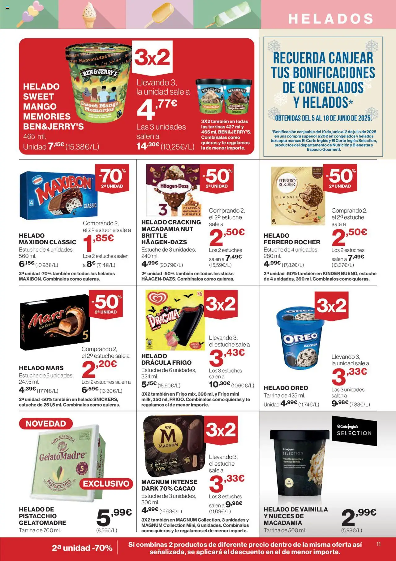 Supercor - Folleto │ válido desde el 19.06.2025 | Página: 11 | Productos: Té, Helado, Ρούτερ, Φρυγανιές σικάλεως