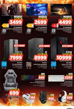 Power reklamblad aktuell från 08.09.2025 | Sida: 17 | Produkter: Gamingstol, Tangentbord, Xbox