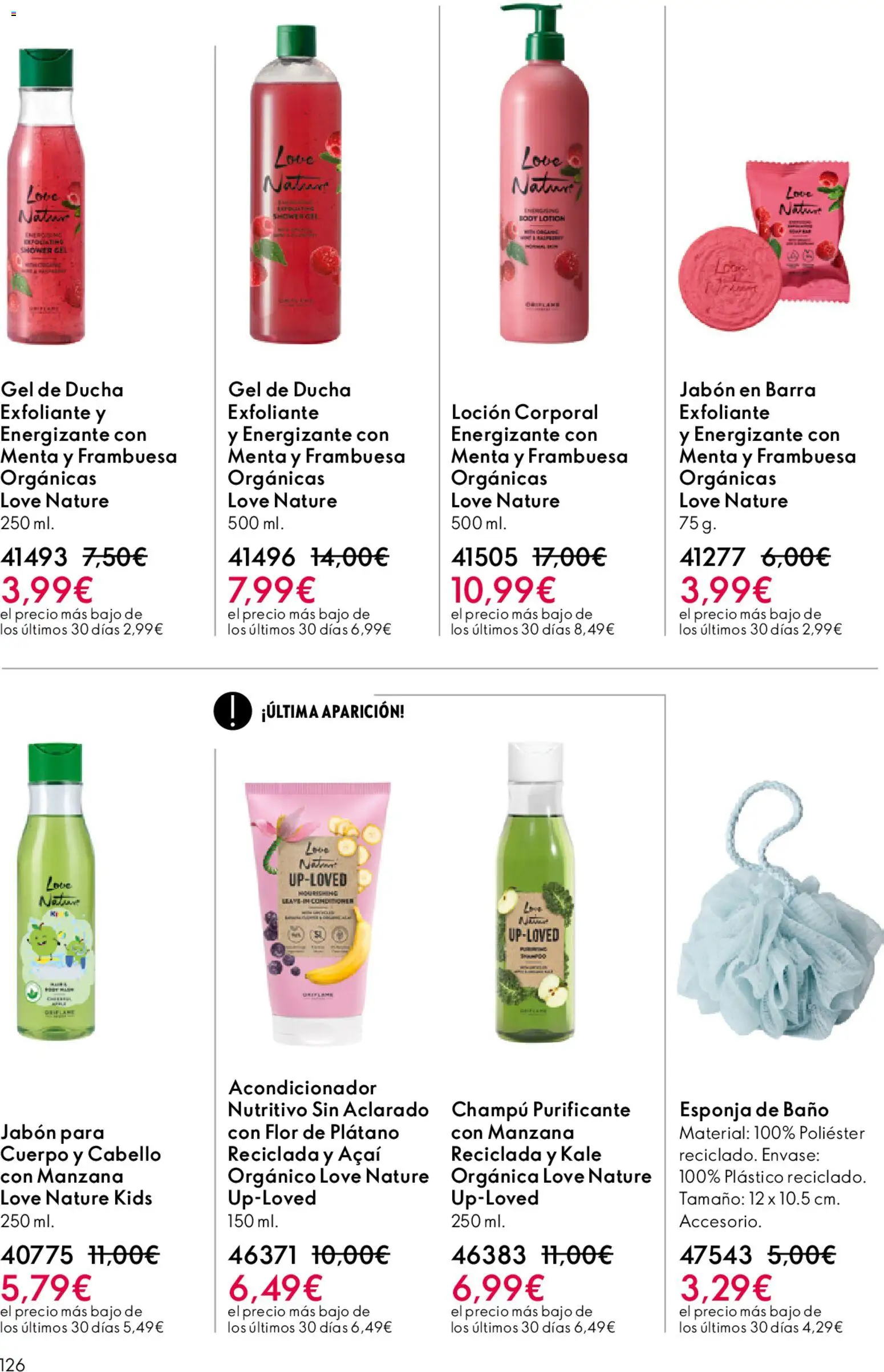 Oriflame - Catálogo Campaña 6 │ válido desde el 22.04.2026 | Página: 126 | Productos: Esponja, Γαύρος, Jabón en barra, Baño