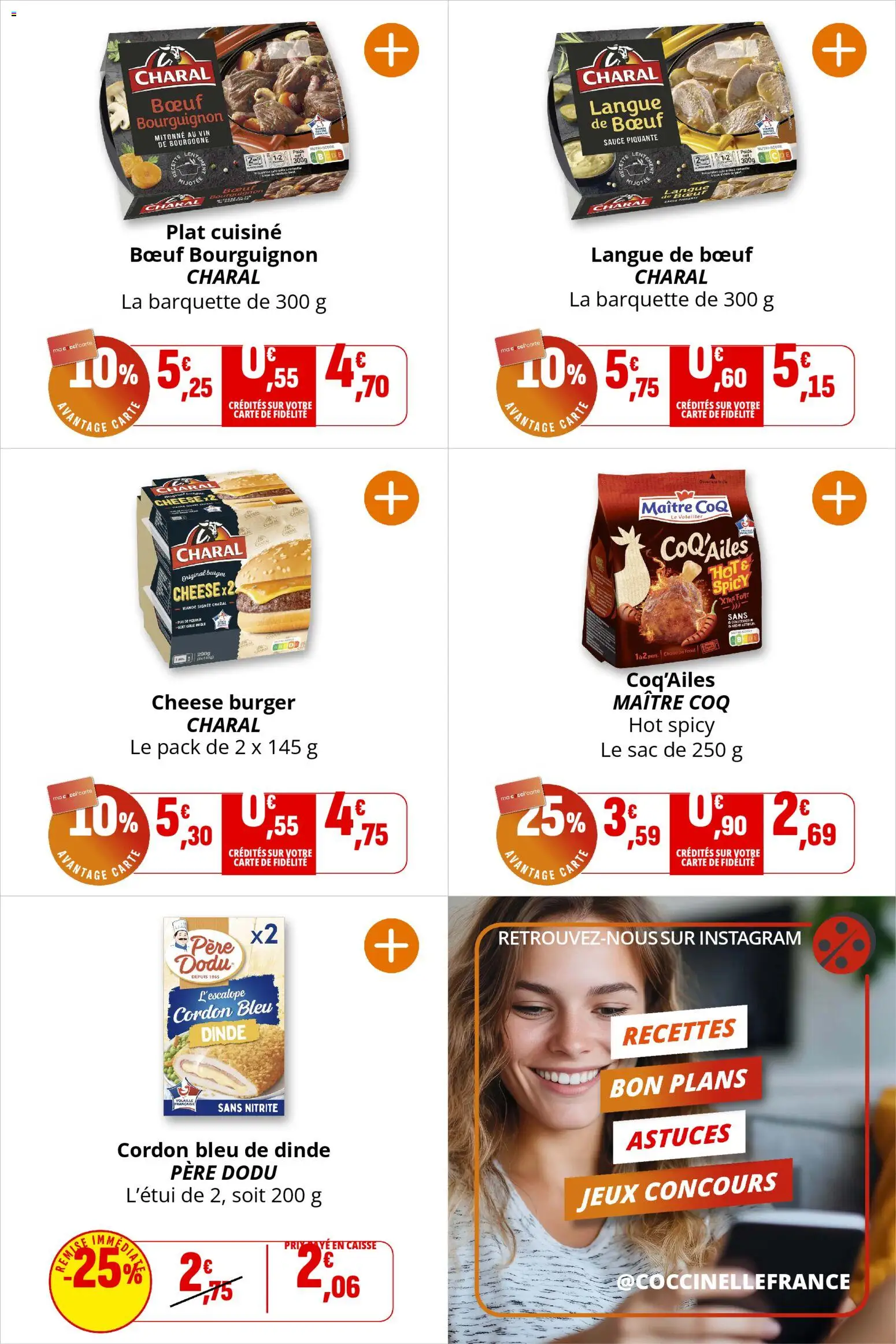 {H1} | Page: 10 | Produits: Bœuf bourguignon, Poids, Langue de bœuf, Cordon bleu