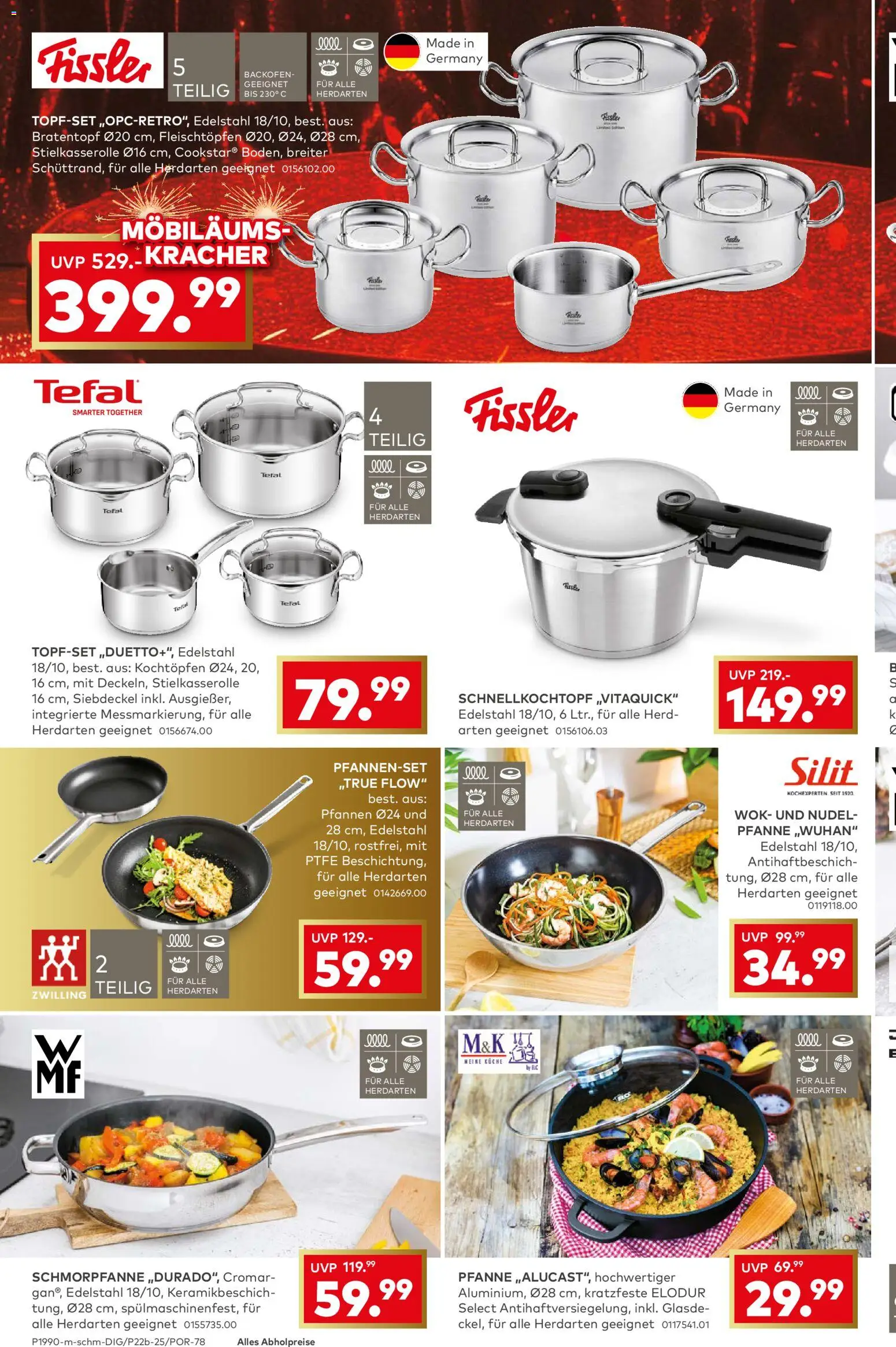 Porta! Must haves für die Adventszeit - Aachen – gültig ab 10.11.2025 | Seite: 4 | Produkte: Herd, Küche, Backofen, Wok