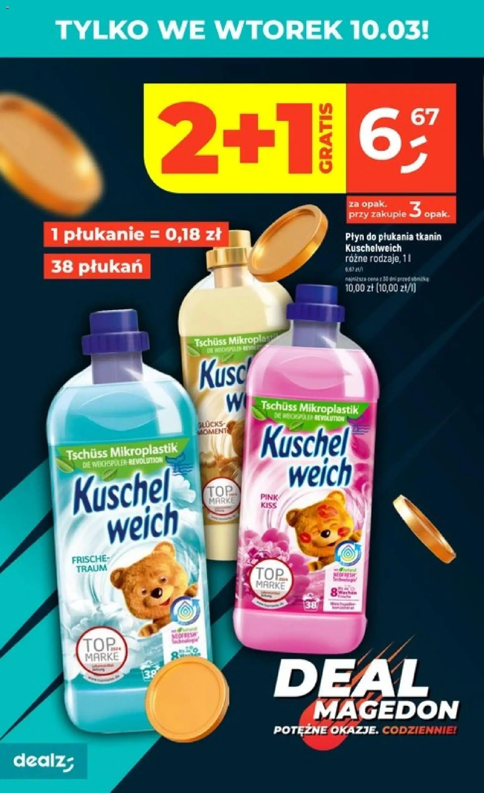 Dealz gazetka od 05.03.2026 | Strona: 6 | Produkty: Top, Płyn do płukania tkanin