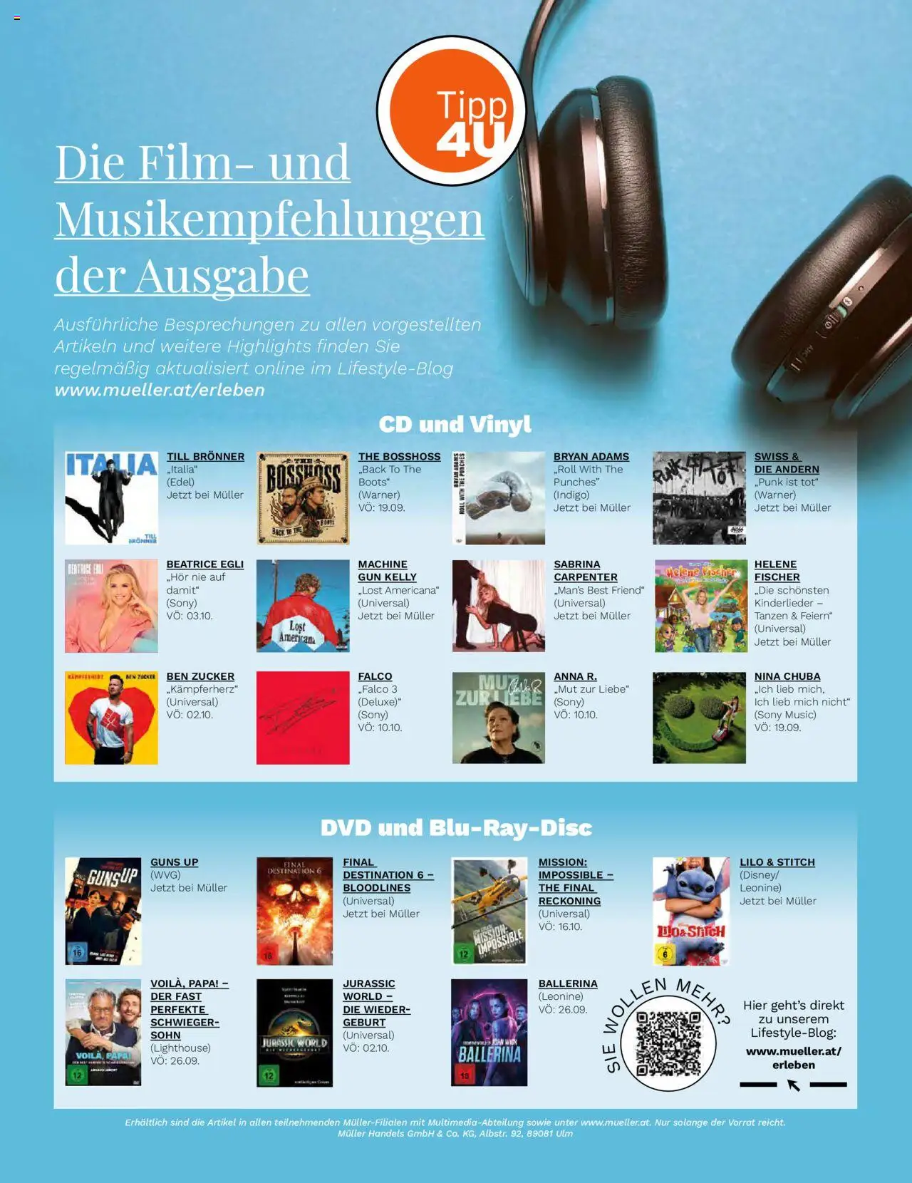 Müller Magazine Lifestyle 5/25 gültig ab 17.09.2025 | Seite: 52