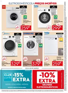 Pré-visualização Conforama folheto válido de 26.02.2026 | Página: 16 | Produtos: Máquina de lavar, Talheres, Sofás, Colchões