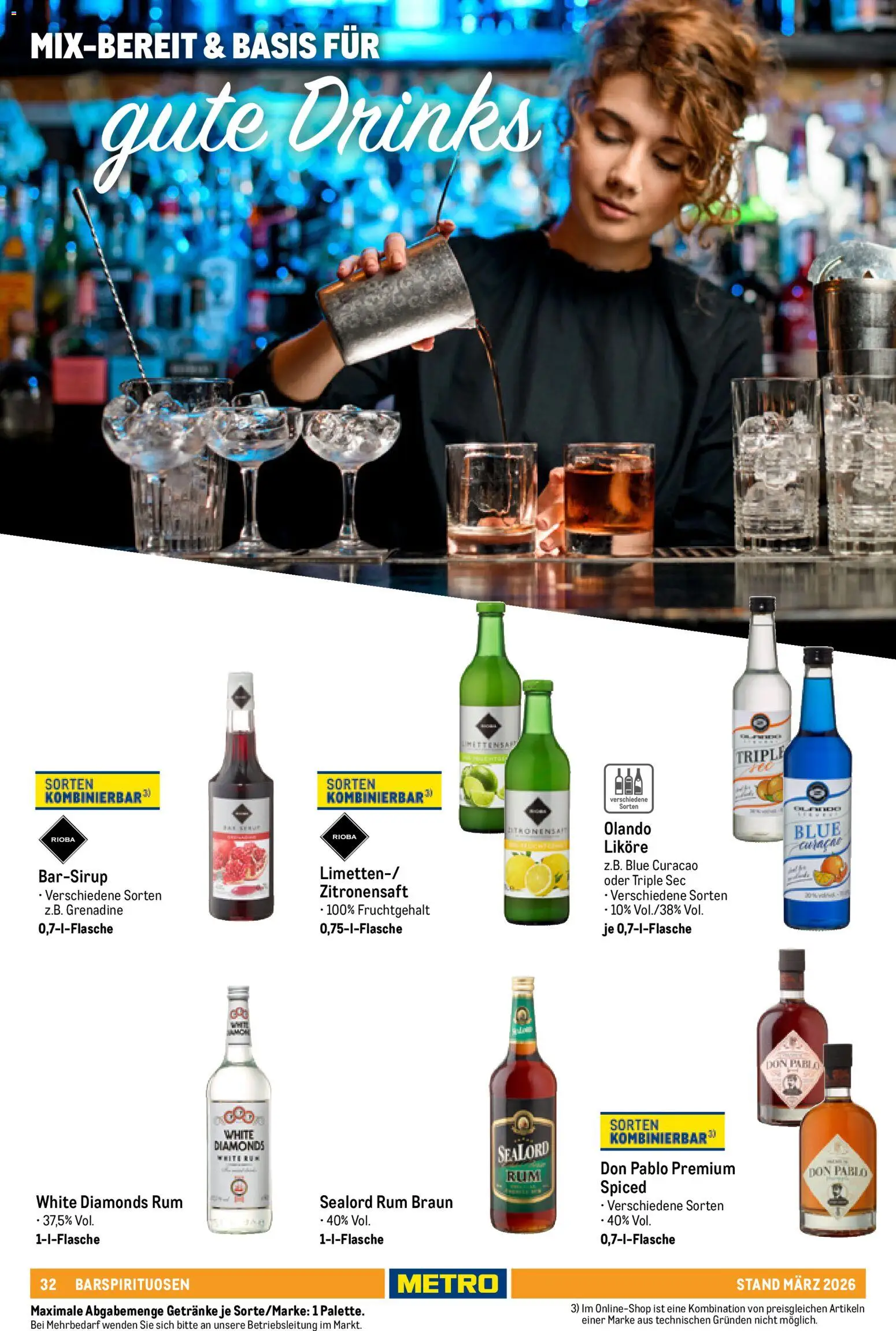 Metro Hauswein-Katalog – gültig ab 03.03.2026 | Seite: 32 | Produkte: Rum