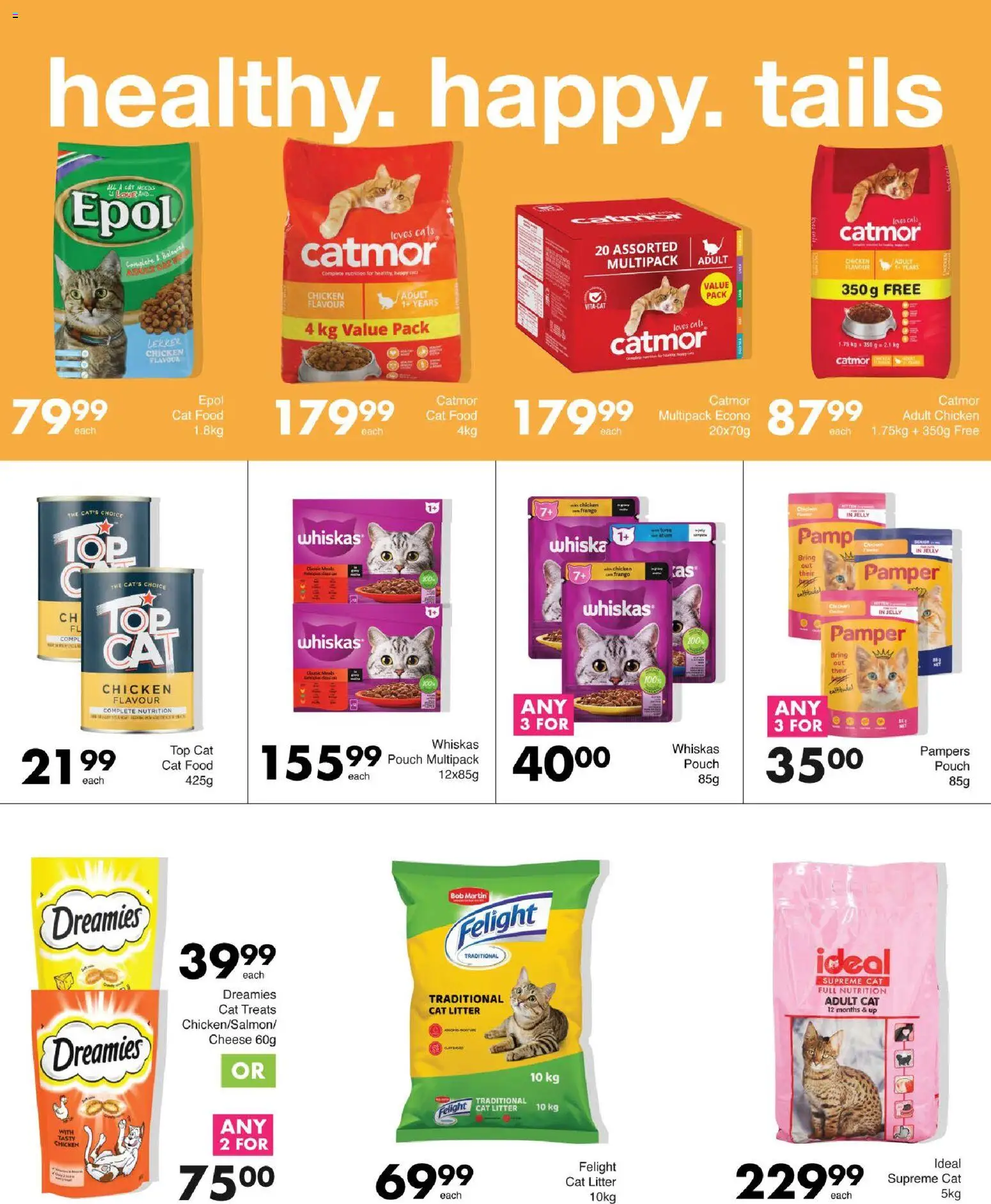 New Save catalogue – valid from 13.11.2025 | Page: 84 | Products: Cheese, Chicken, Cat food, Cat litter