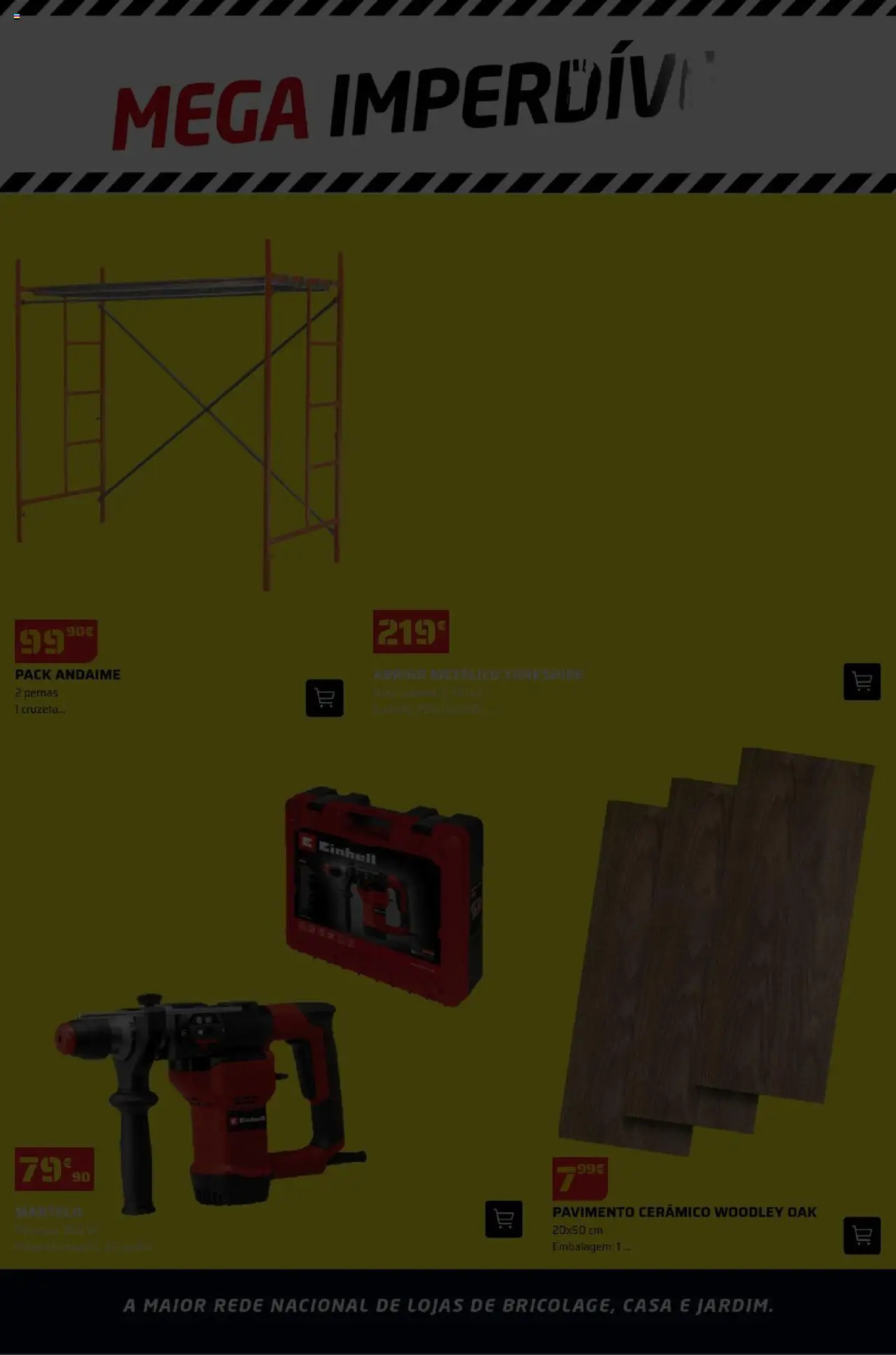 BricoMarché - Mega Imperdíveis - 4p - guarda │ válido de 31.07.2025 | Página: 4 | Produtos: Pavimento cerâmico, Martelo