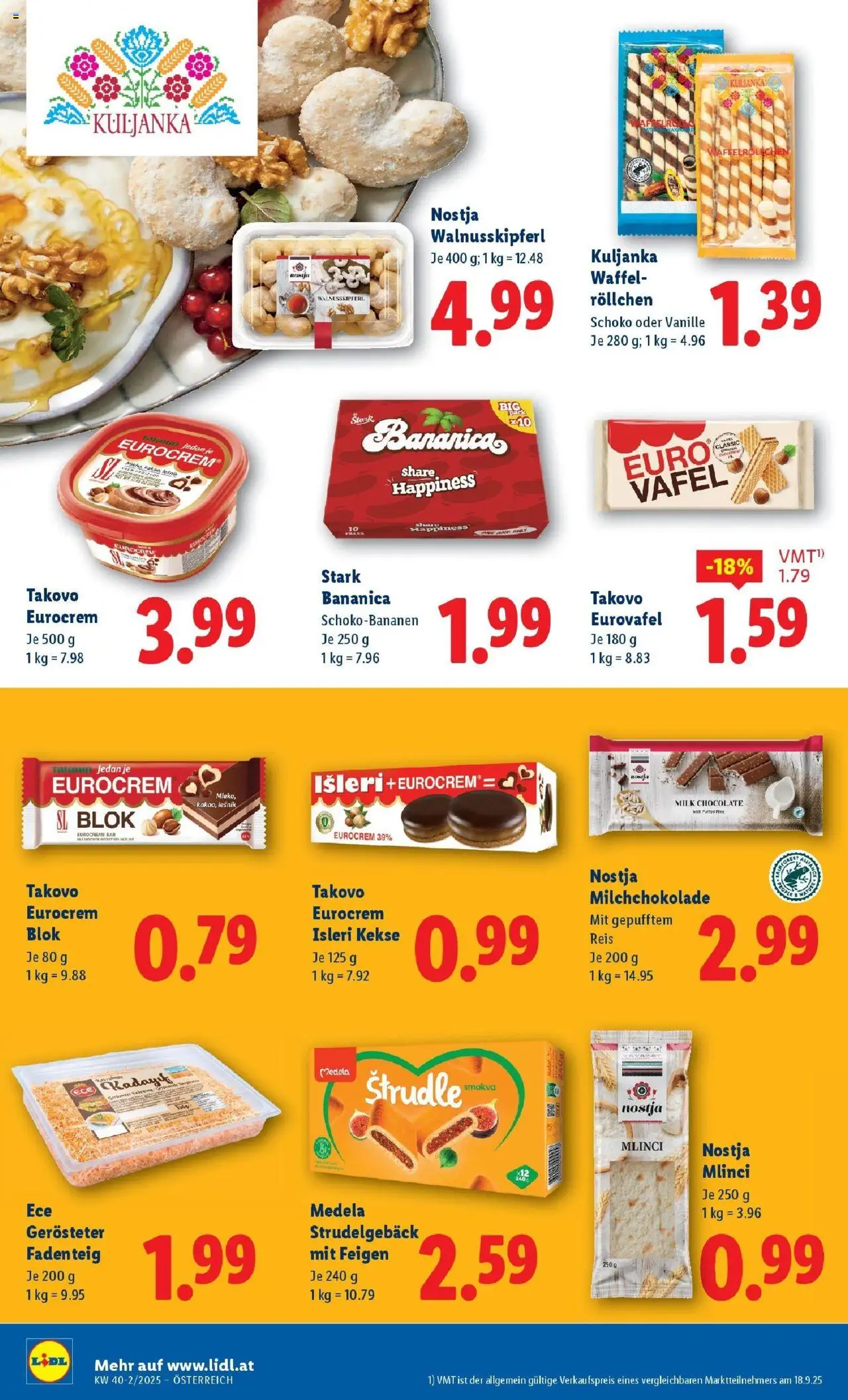 Lidl Flugblatt - Wien, Langenzersdorf, Zwettl gültig ab 02.10.2025 | Seite: 16 | Produkte: Kekse, Reis