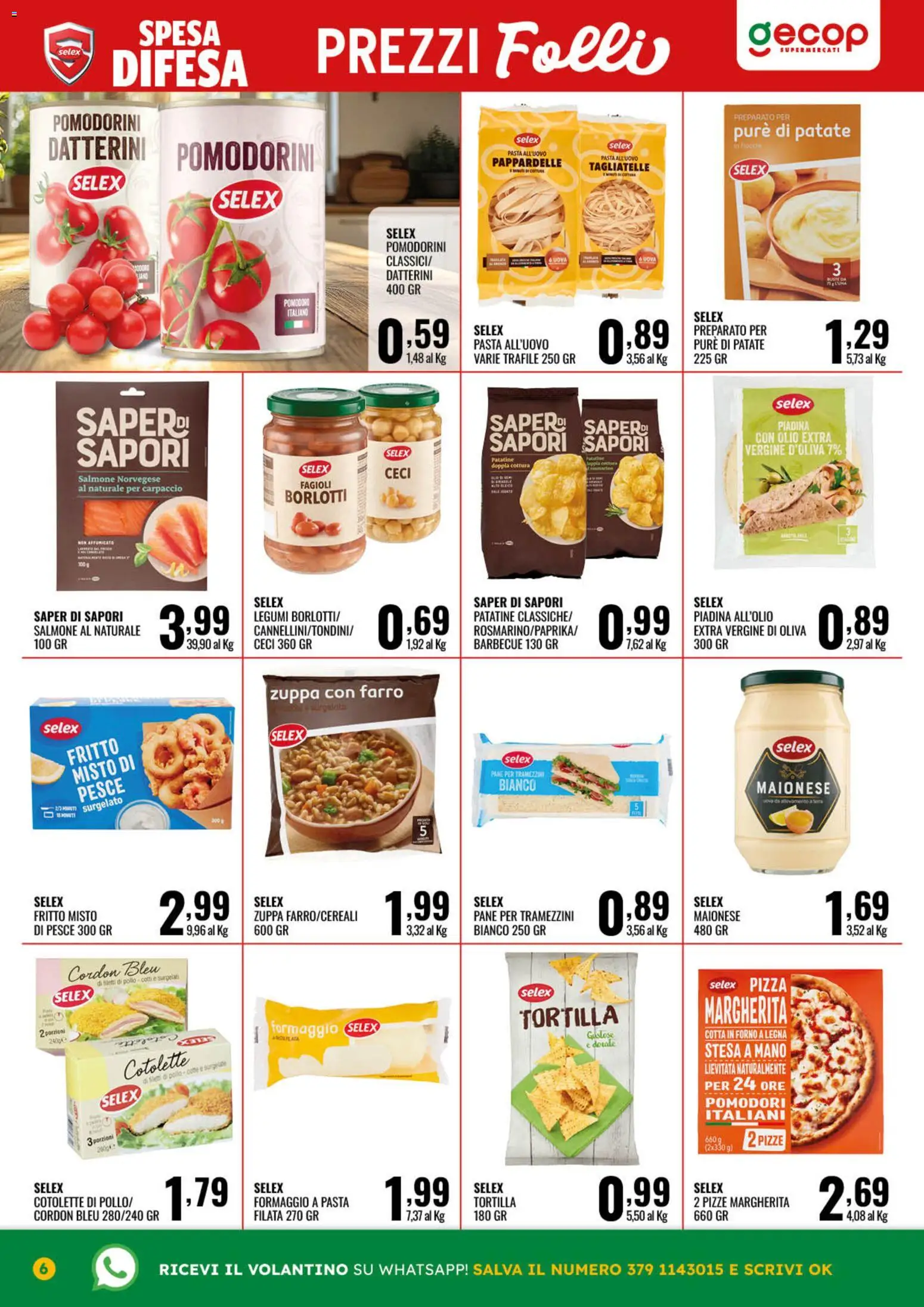 Volantino GECOP del 23.02.2026 | Pagina: 6 | Prodotti: Patatine, Patate, Barbecue, Pomodori