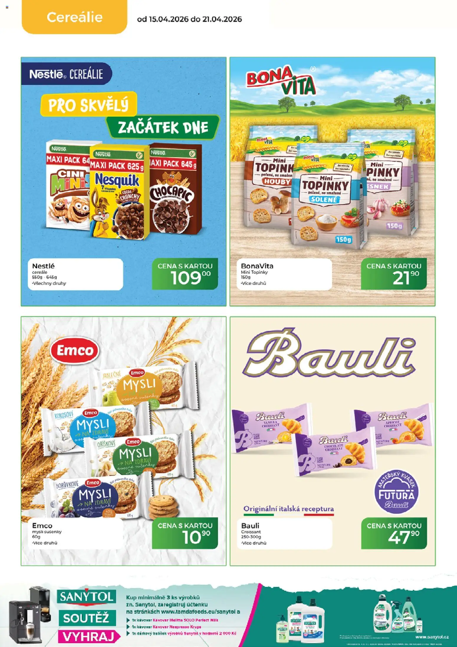 Tamda Foods leták od 15.04.2026 | Strana: 26 | Produkty: Kávovar, Nesquik, Sanytol, Sušenky