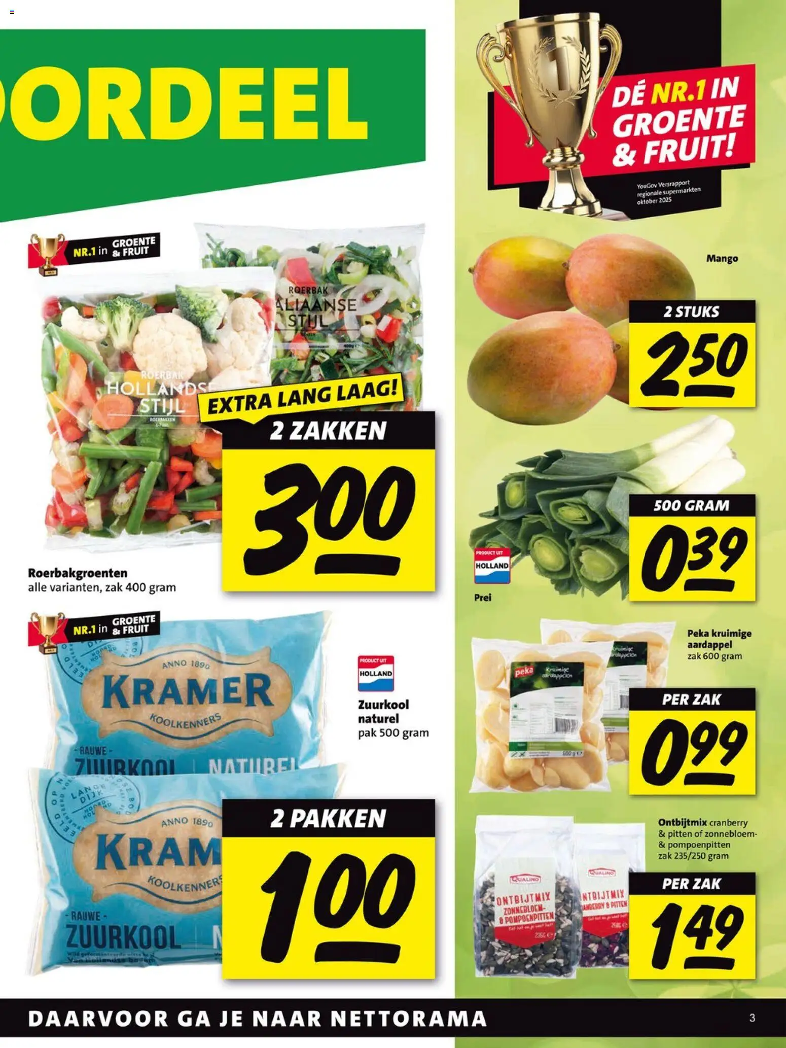 {H1} | Pagina: 3 | Producten: Aardappel, Prei, Zak, Pitten