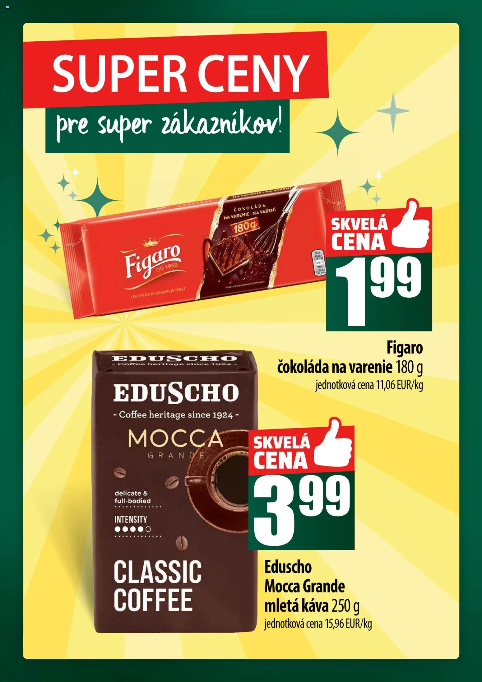 Nové COOP Jednota akcie – leták je platný od 27.11.2025 | Strana: 30 | Produkty: Káva, Čokoláda