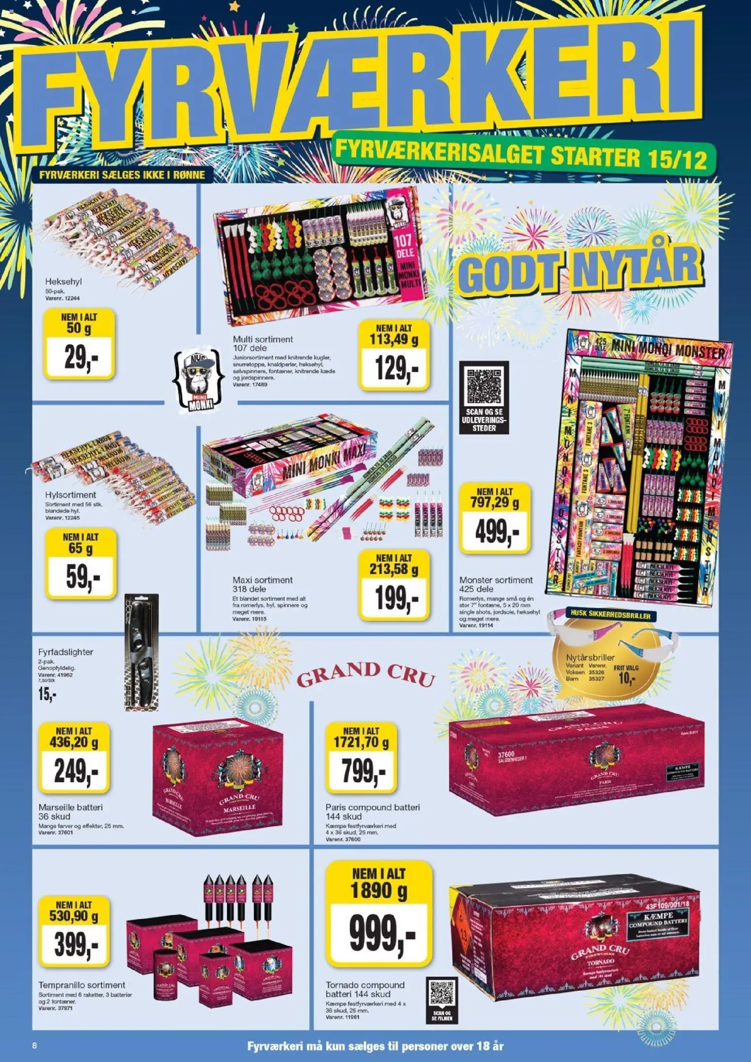 Harald Nyborg tilbudsavis – gyldig fra 15.12.2025 | Side: 8 | Produkter: Batterier, Batteri