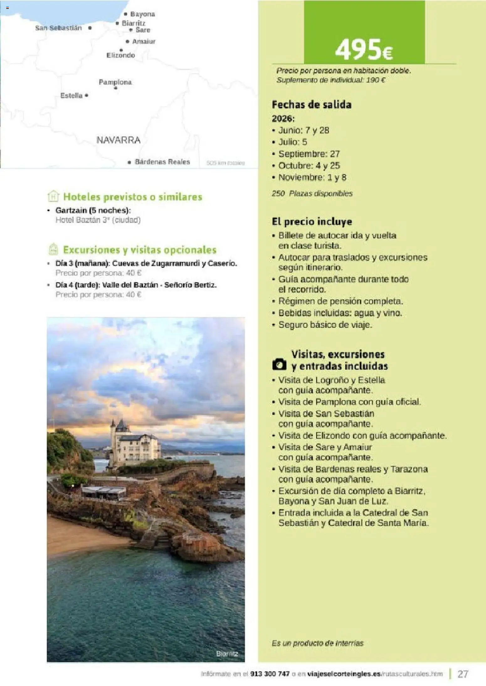 Viajes El Corte Inglés Rutas Culturales de la Comunidad de Madrid │ válido desde el 01.04.2026 | Página: 27