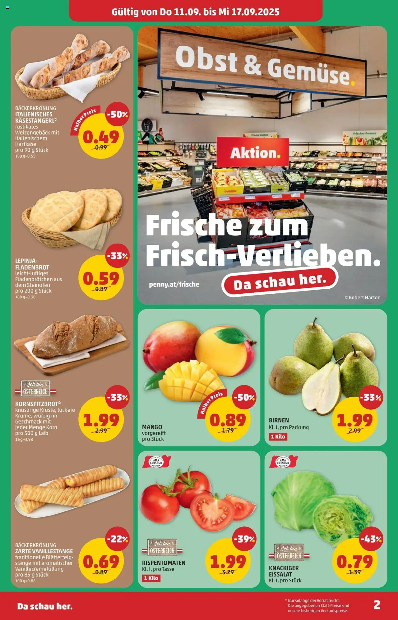 Penny Markt - Eröffnung in 3150 Wilhelmsburg gültig ab 11.09.2025 | Seite: 2 | Produkte: Obst, Mango
