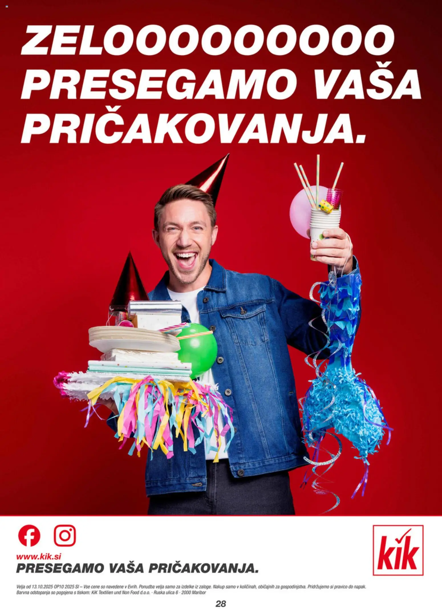 Novi Kik katalog ponudbe – veljaven od 13.10.2025 | Stran: 28