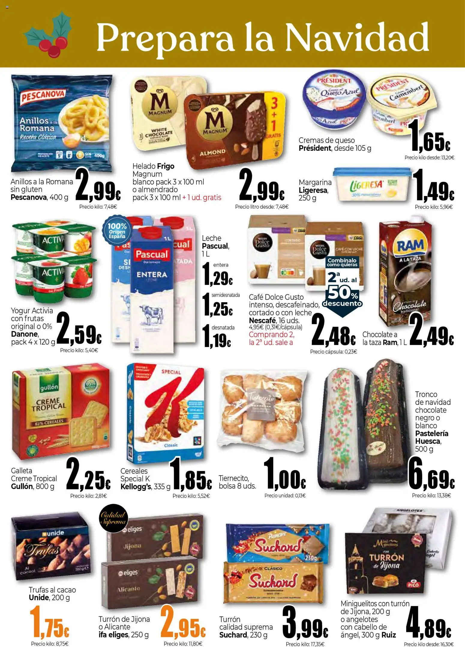 Unide - Prepara la Navidad con las mejores ofertas  Super │ válido desde el 20.11.2025 | Página: 2 | Productos: Anillos, Yogur, Café, Φρυγανιές σικάλεως