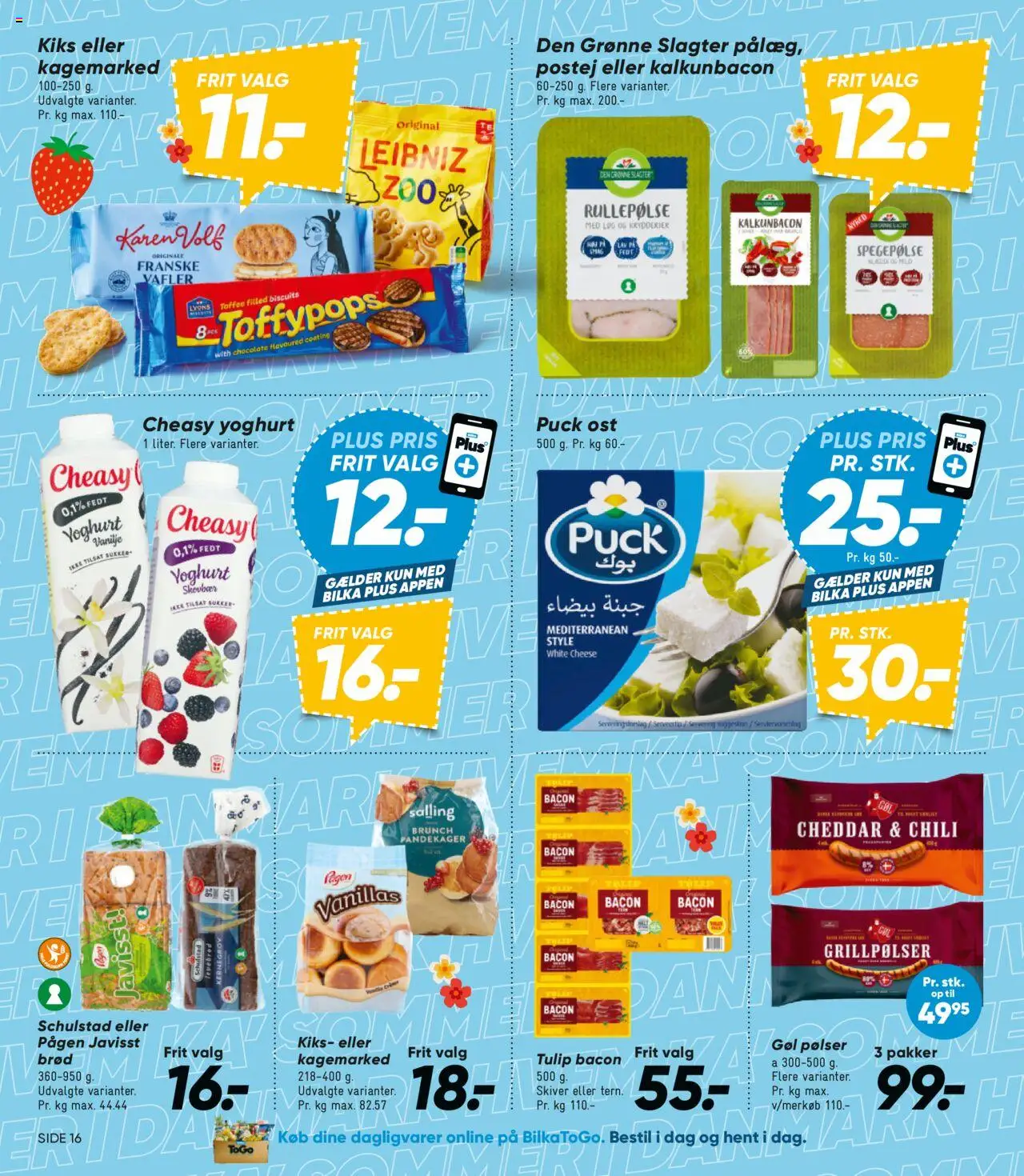 Bilka Tilbudsavis gyldig fra 04.07.2025 | Side: 22 | Produkter: Yoghurt, Brød, Spegepølse, Vanilje