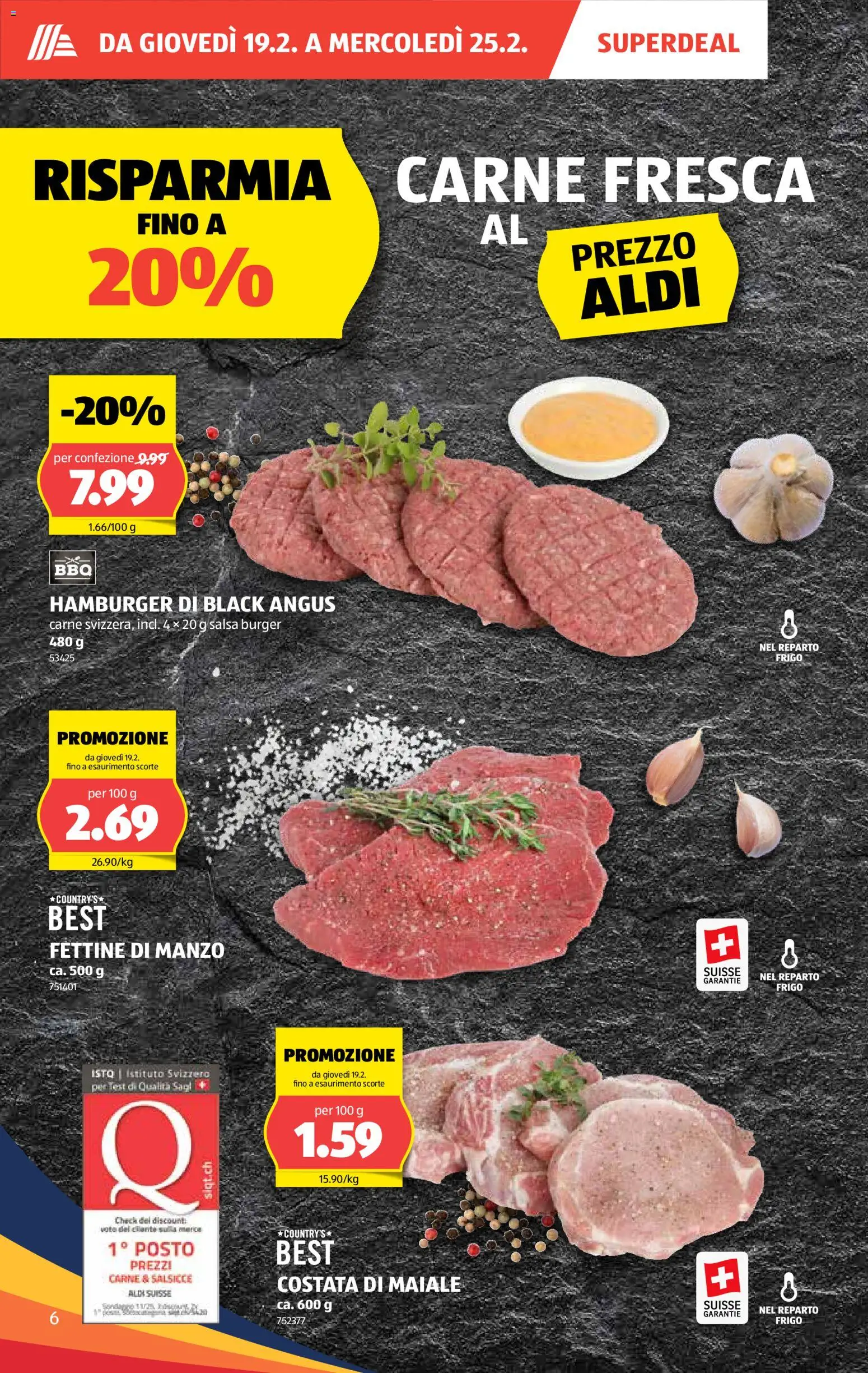 Aldi Aktionen IT – gültig ab 19.02.2026 | Seite: 7 | Produkte: Burger