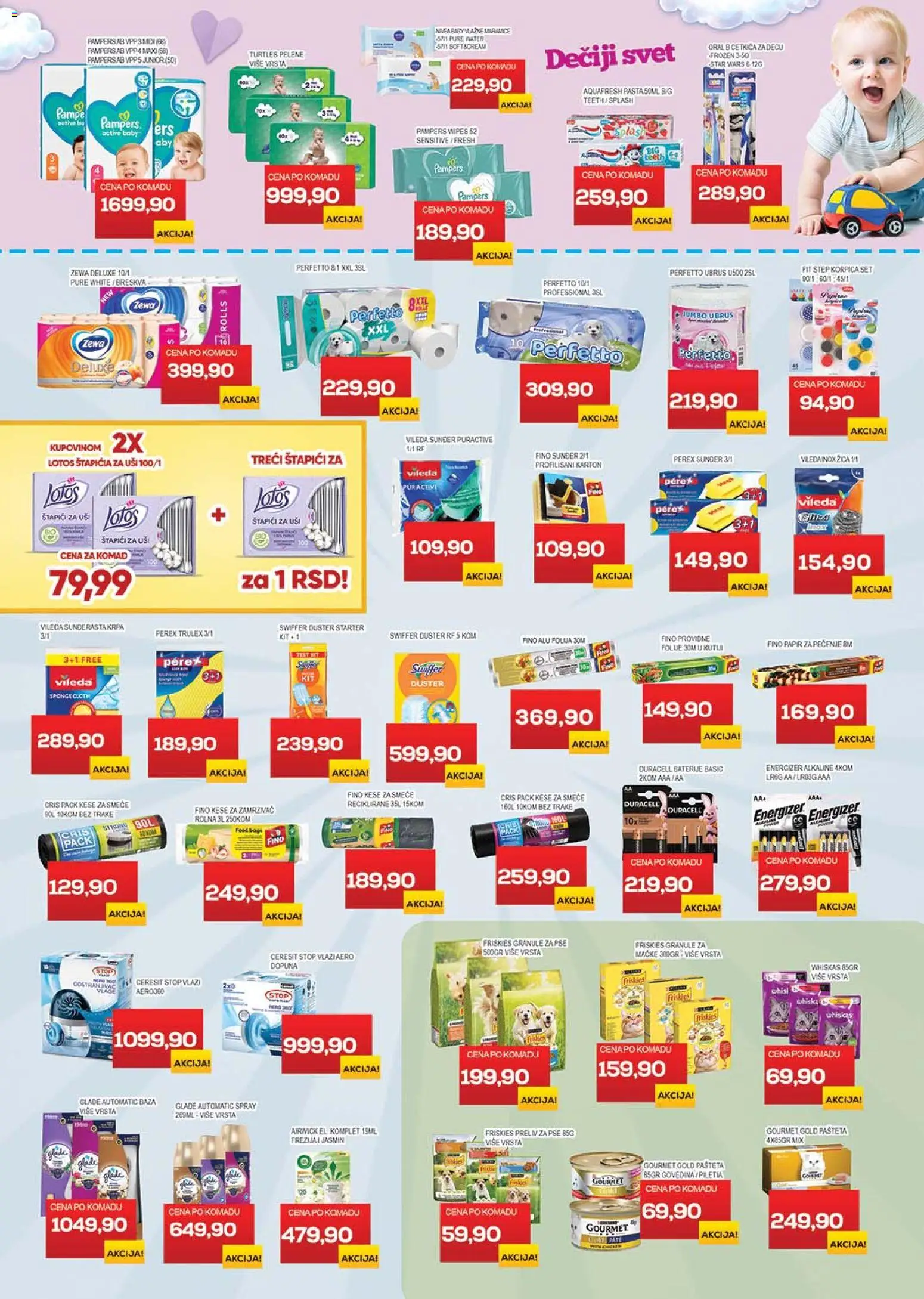 Medius katalog - važi od 16.12.2025 | Strana: 20 | Proizvode: Zamrzivač, Vileda, Kese za zamrzivač, Whiskas