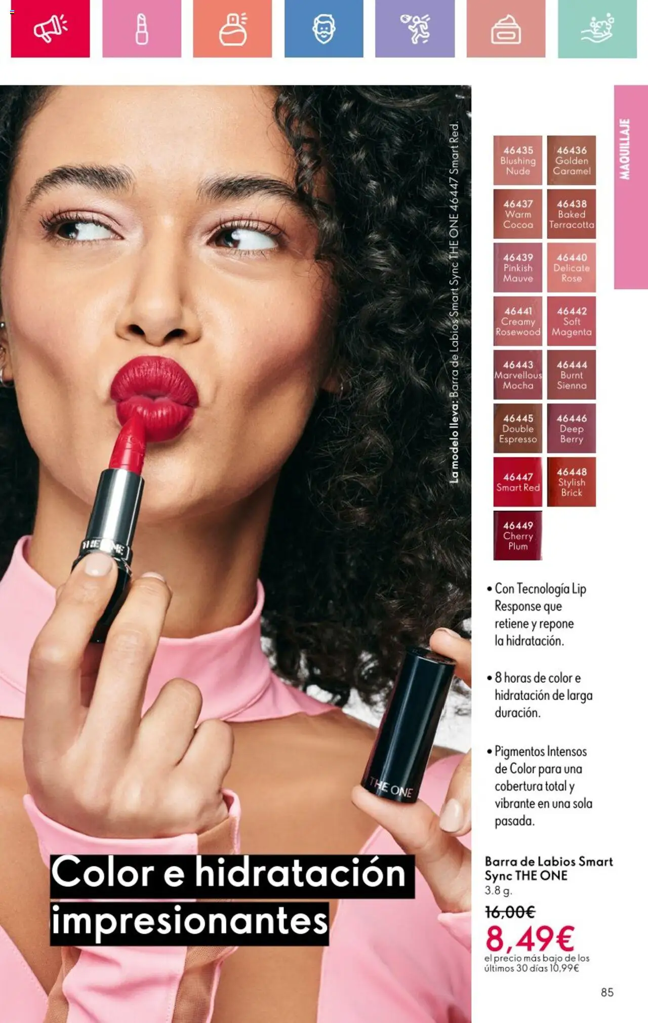 Oriflame - Catálogo Campaña 9 │ válido desde el 22.06.2025 | Página: 85 | Productos: Maquillaje, Barra de labios