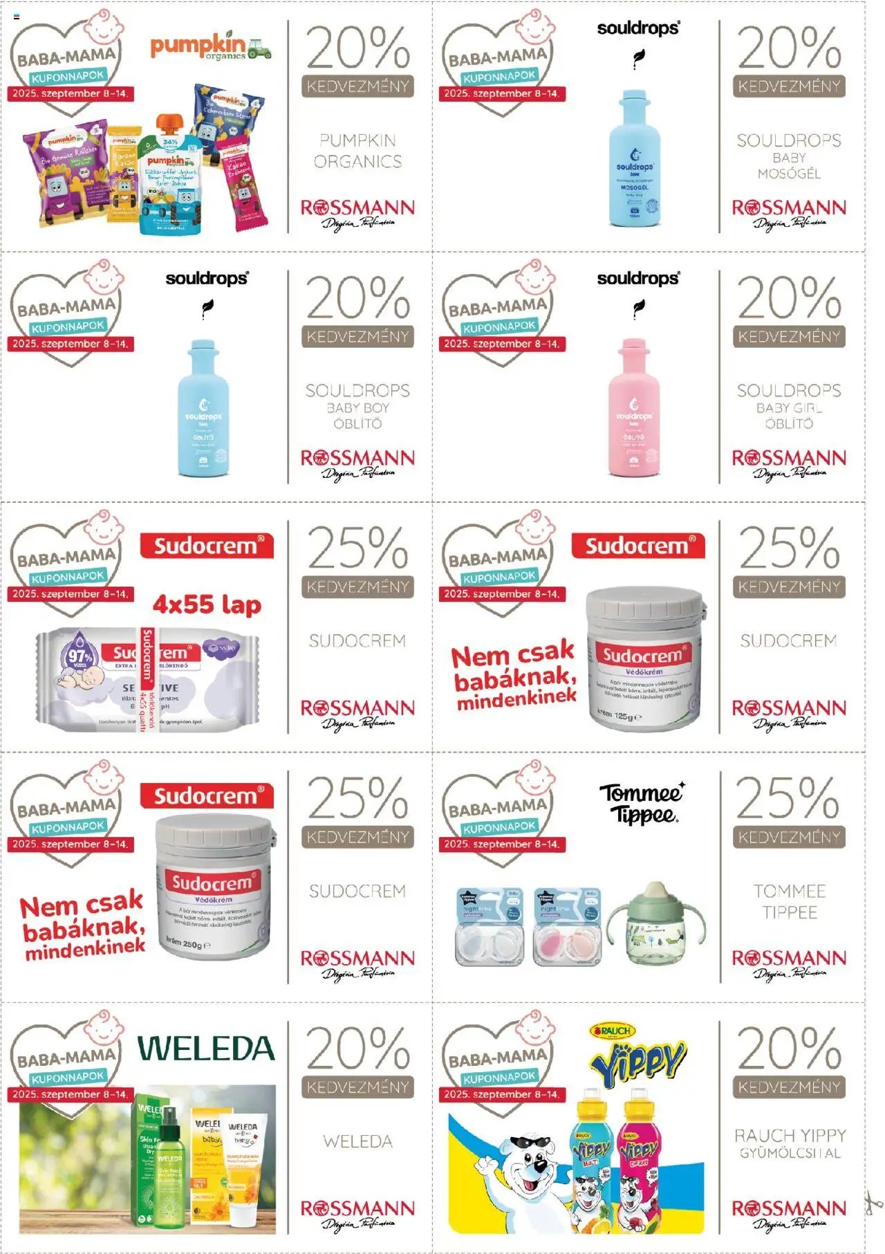 Rossmann akciós ujság - amely érvényes a következő dátumtól: 08.09.2025 | Oldal: 7 | Termékek: Mosógél, Öblítő, Joghurt, Bor