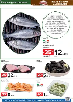 Anteprima del volantino Carrefour Market - Milano catalogo valido a partire dal 17.02.2026 | Pagina: 6 | Prodotti: Branzino, Spinaci, Gnocchi, Pesce spada