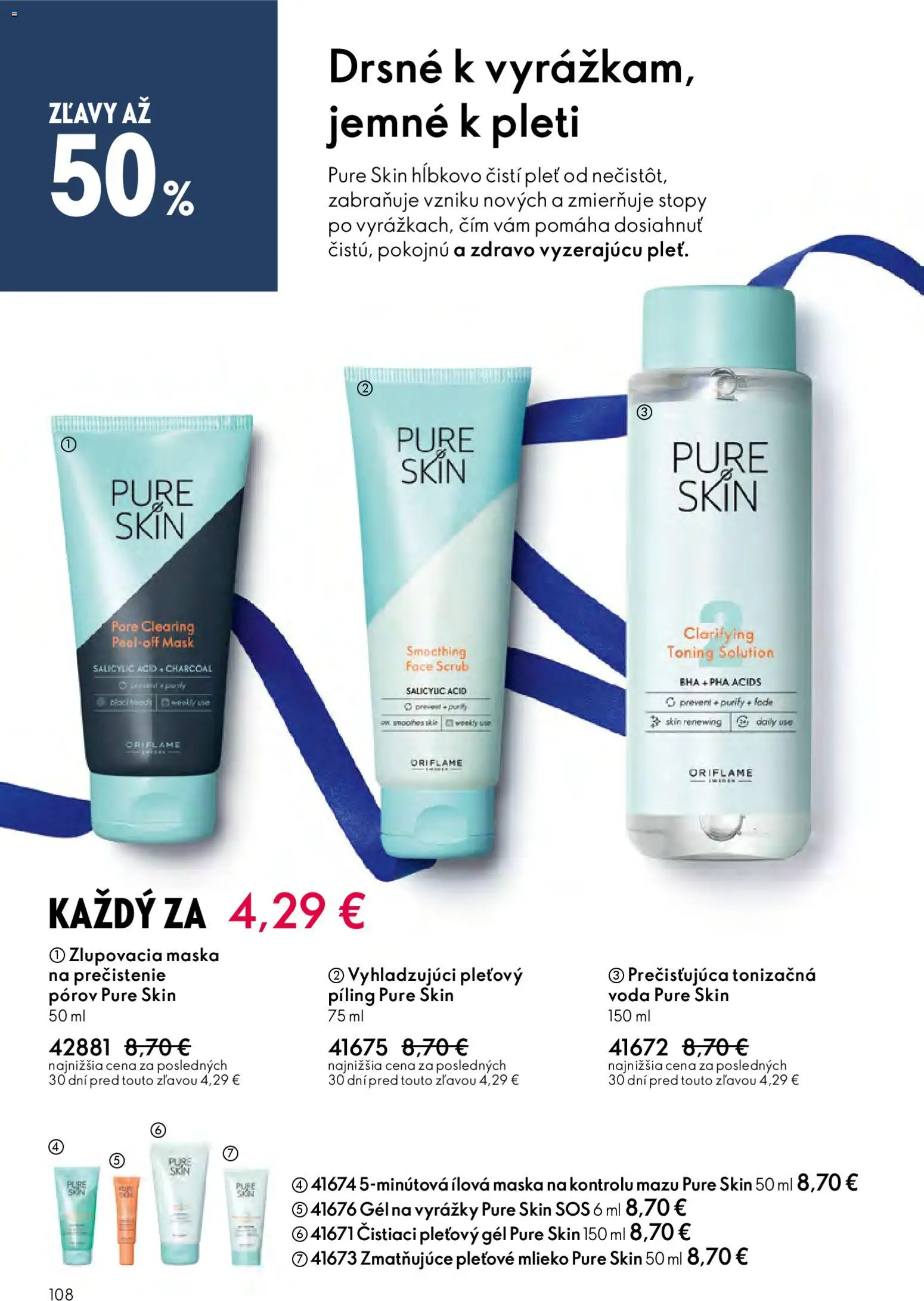 Nové Oriflame akcie – leták je platný od 03.12.2025 | Strana: 108 | Produkty: Mlieko, Maska, Voda