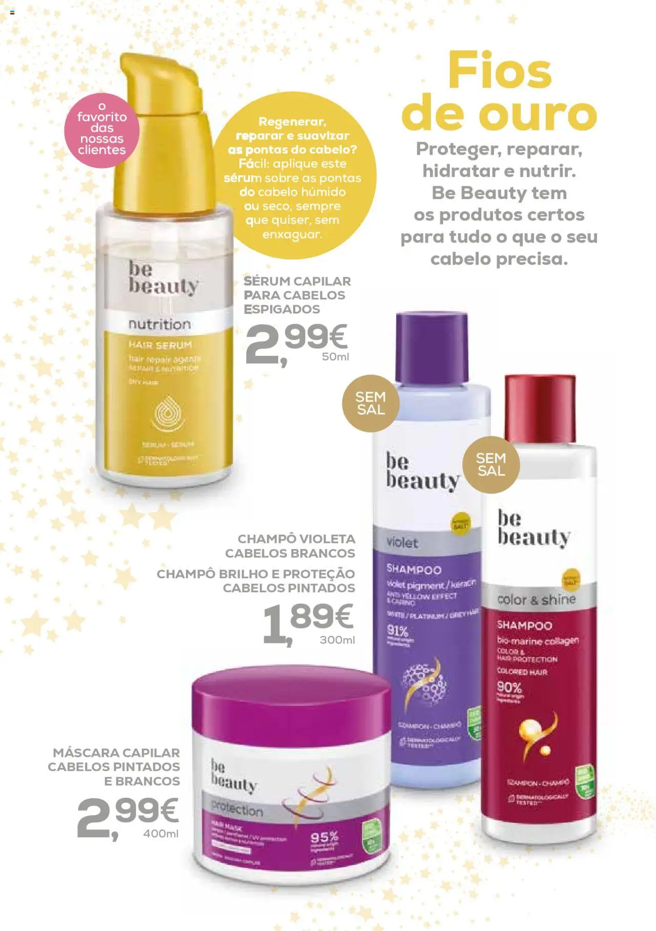Pingo Doce Be Beauty │ válido de 04.09.2024 | Página: 12 | Produtos: Shampoo, Sérum