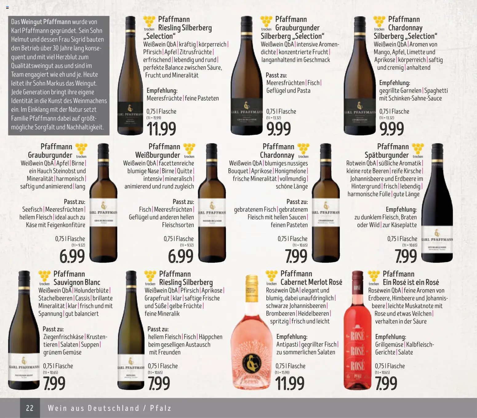 Edeka Struve Wein– und Spirituosen – gültig ab 14.11.2025 | Seite: 22 | Produkte: Käse, Rotwein, Meeresfrüchte, Limette